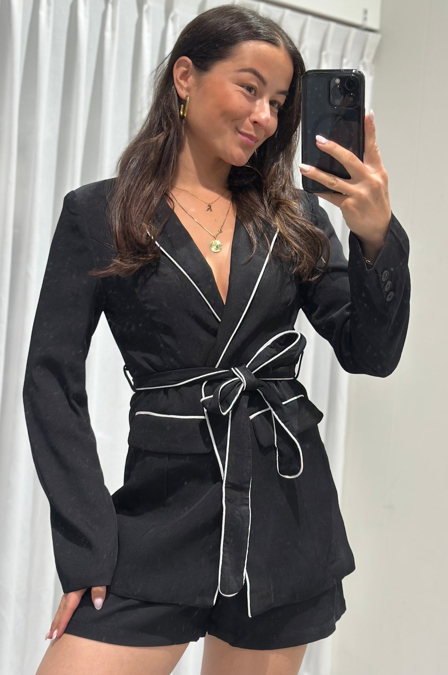 Luuk 2 piece set black