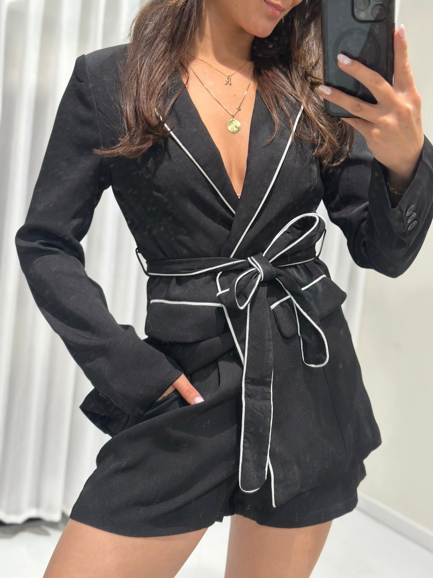 Luuk 2 piece set black