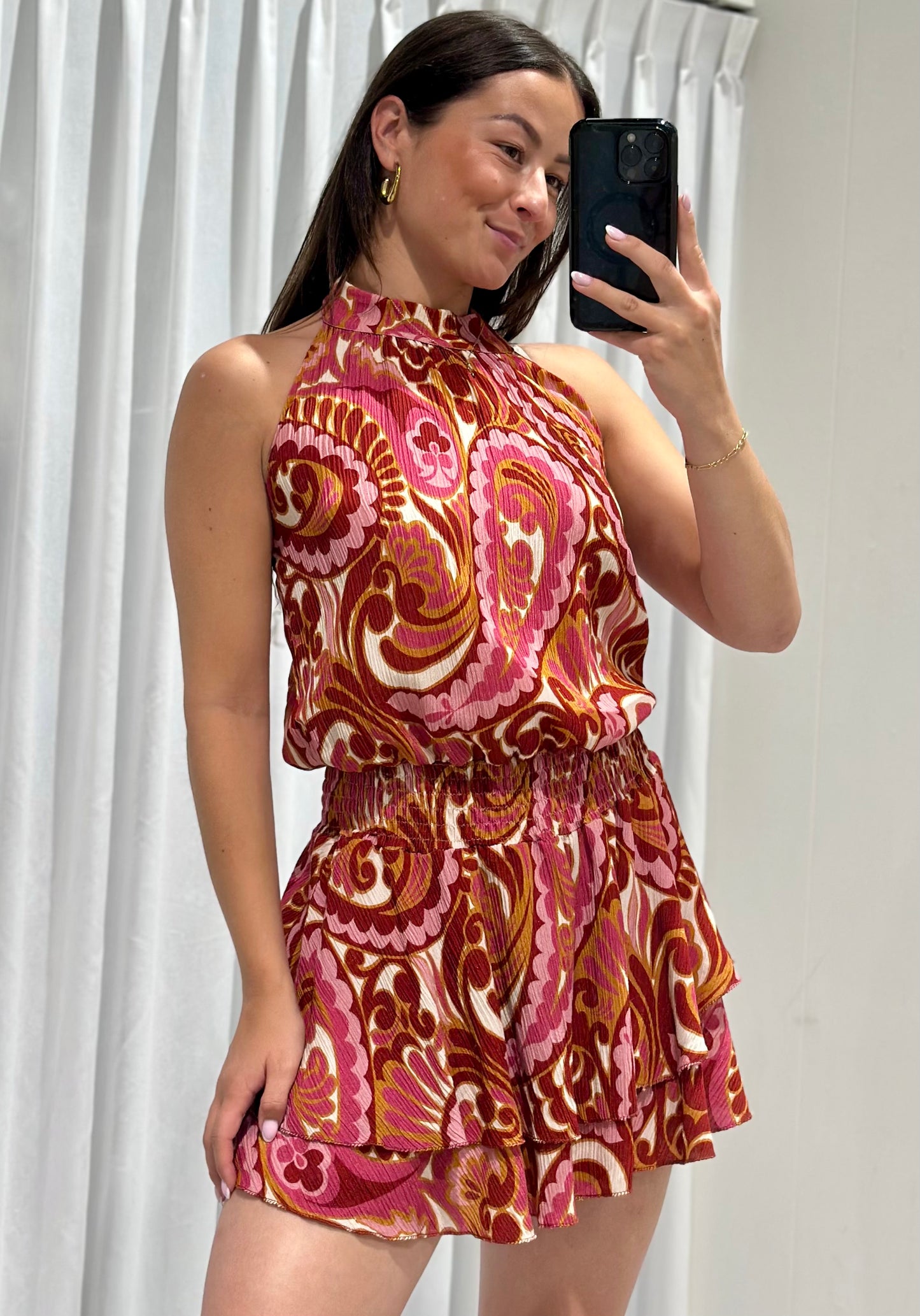 Lotte dress rust