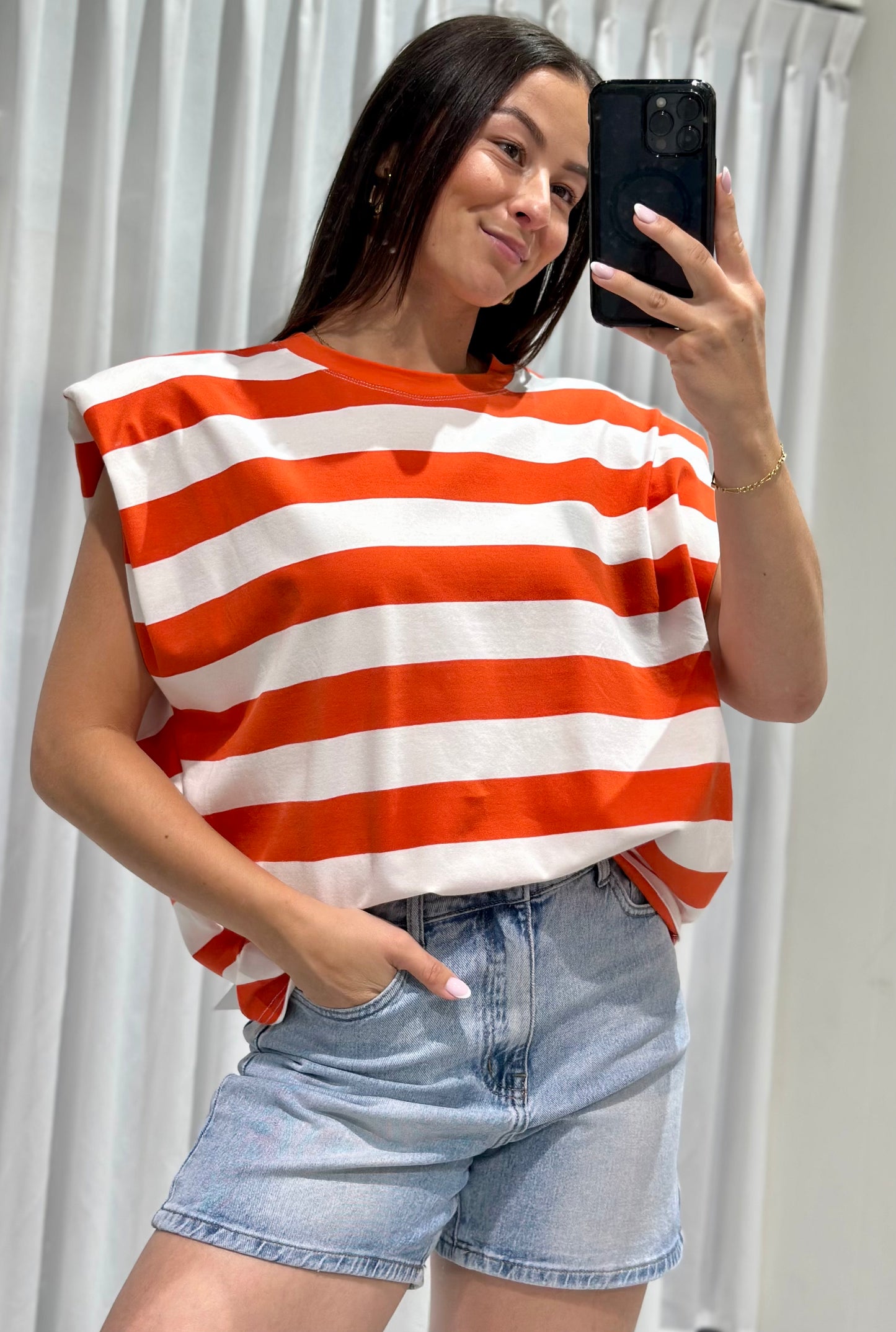 Alicia top orange