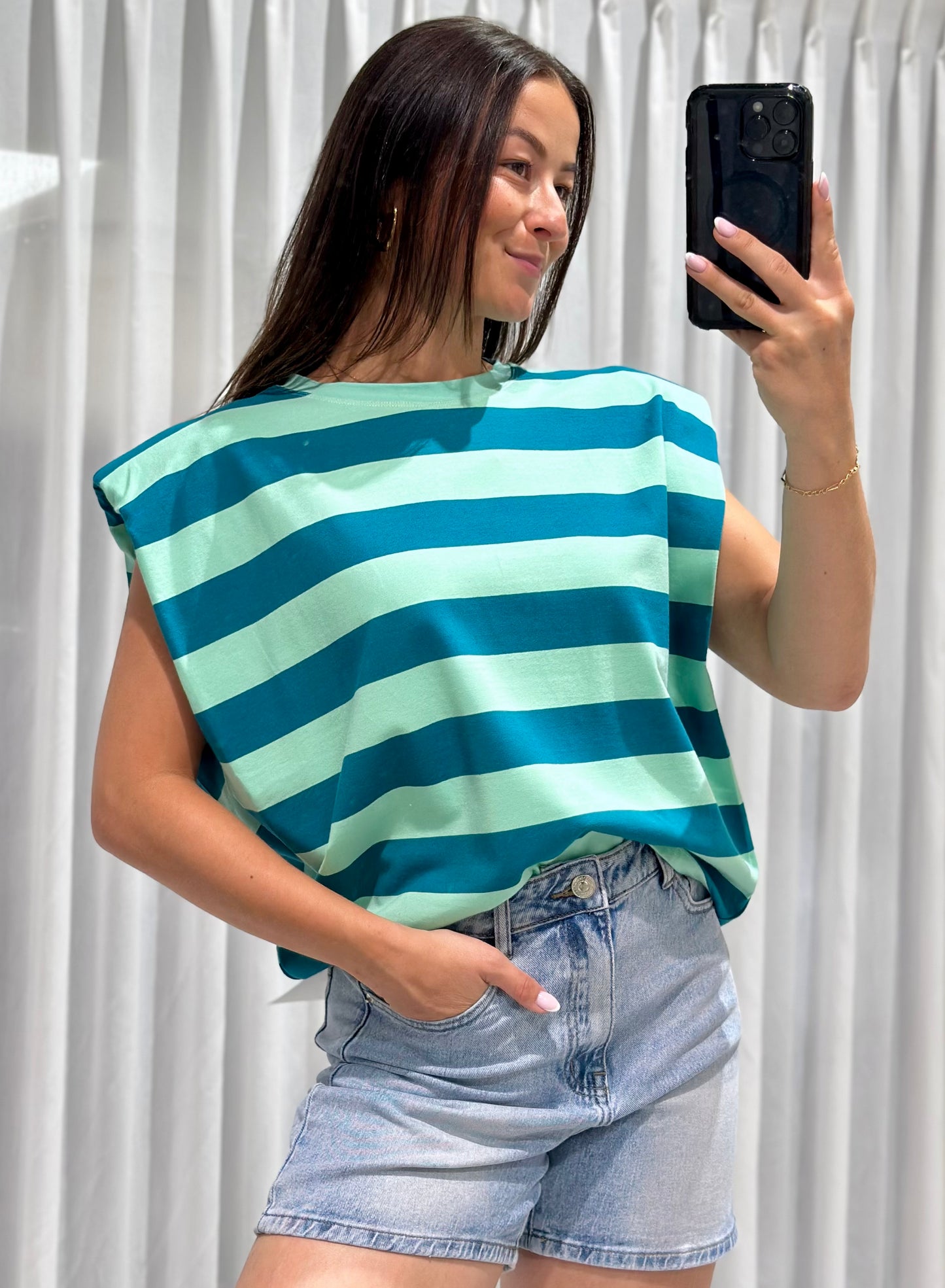 Alicia top green