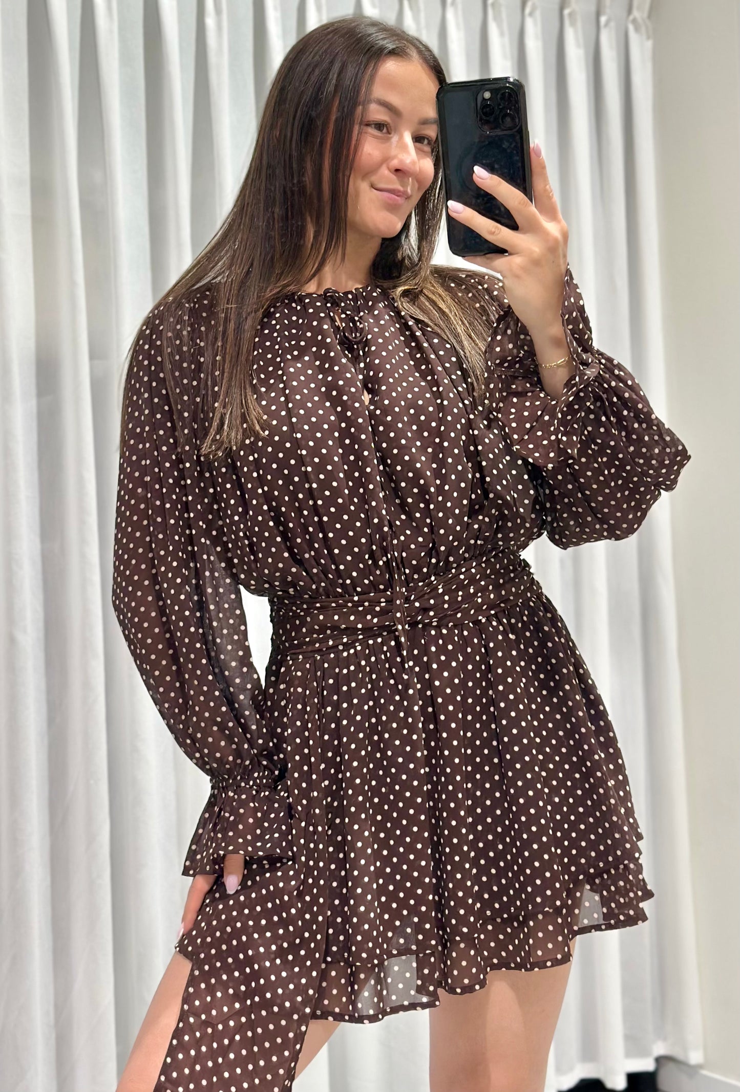 Lente dress brown