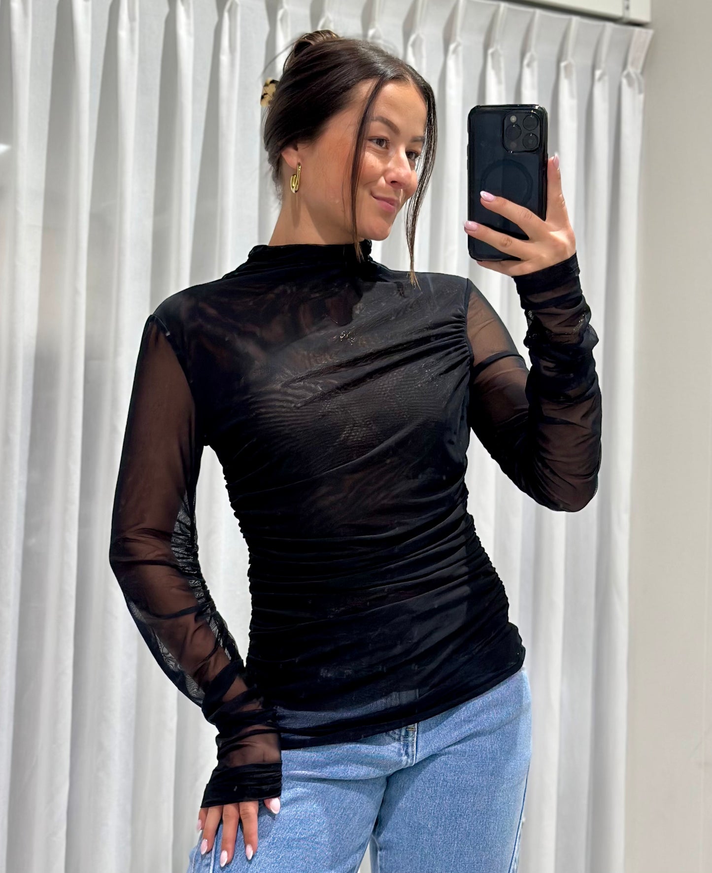 Elodie top black