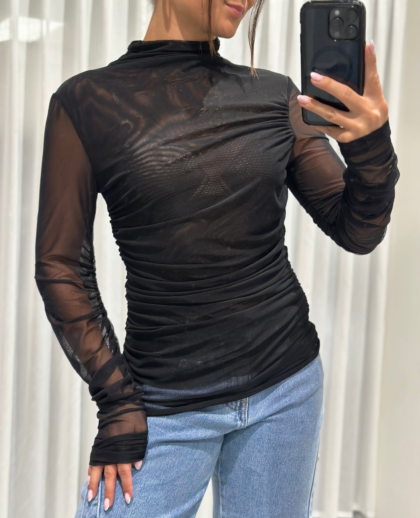 Elodie top black