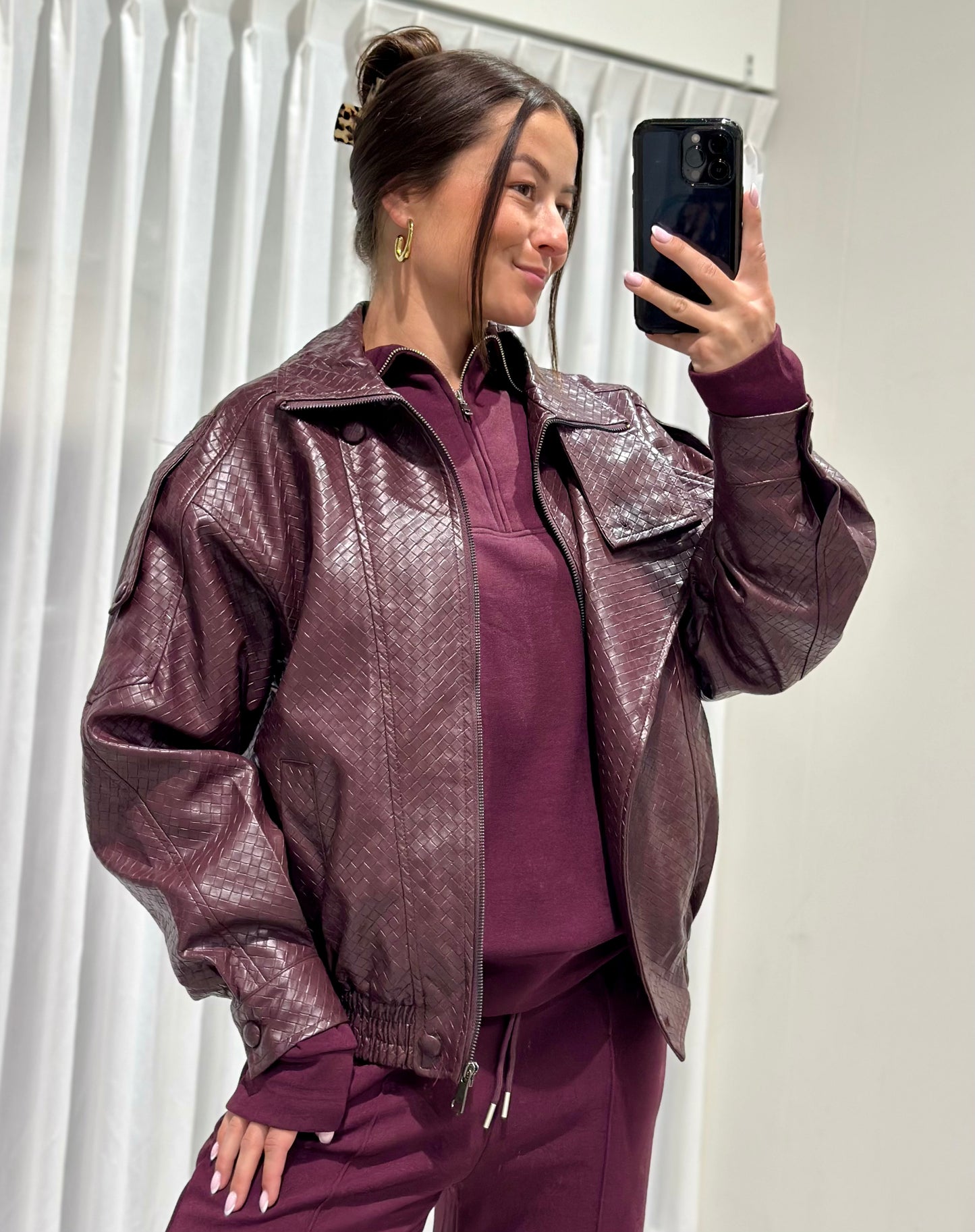 Fenna jacket burgundy