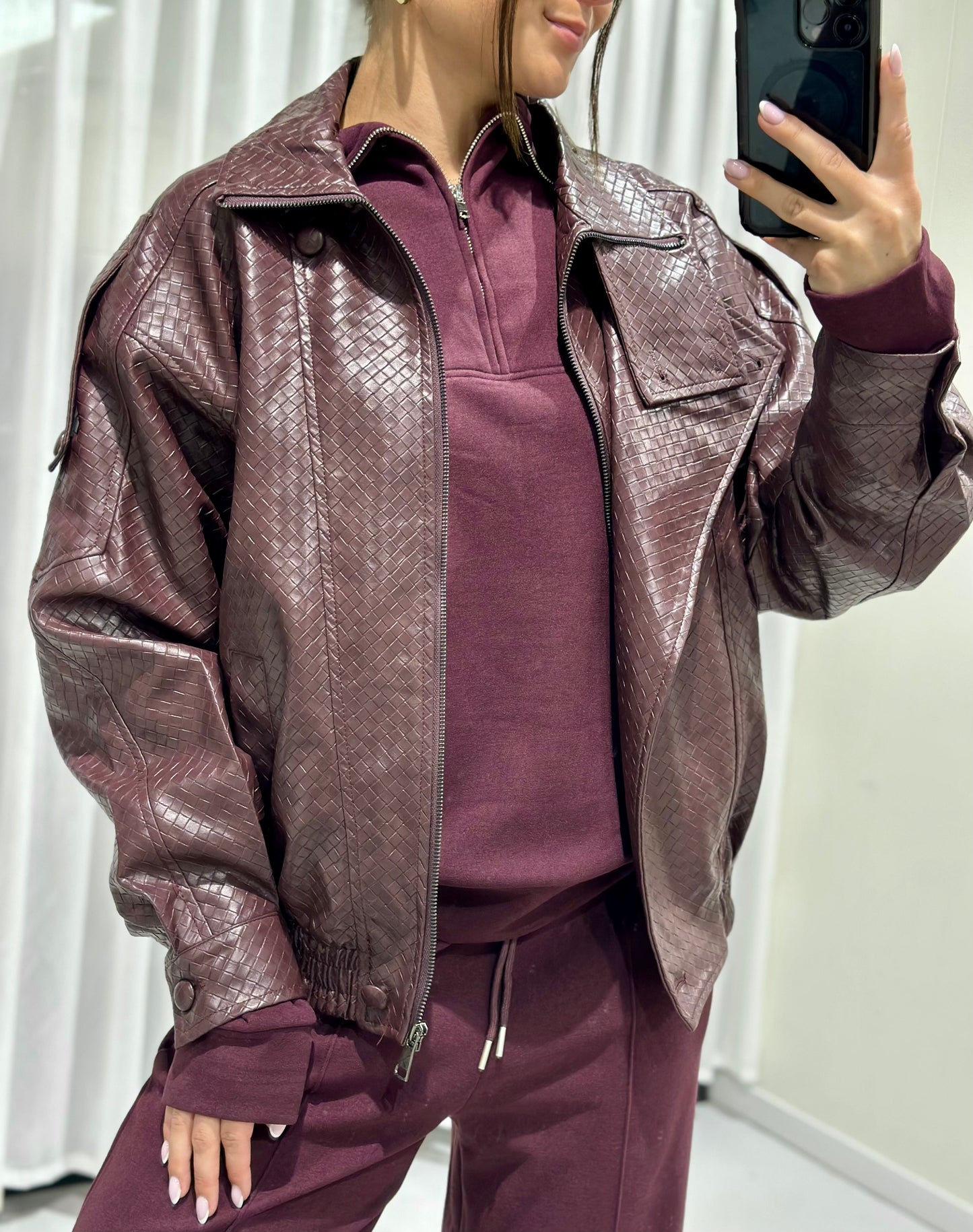 Fenna jacket burgundy