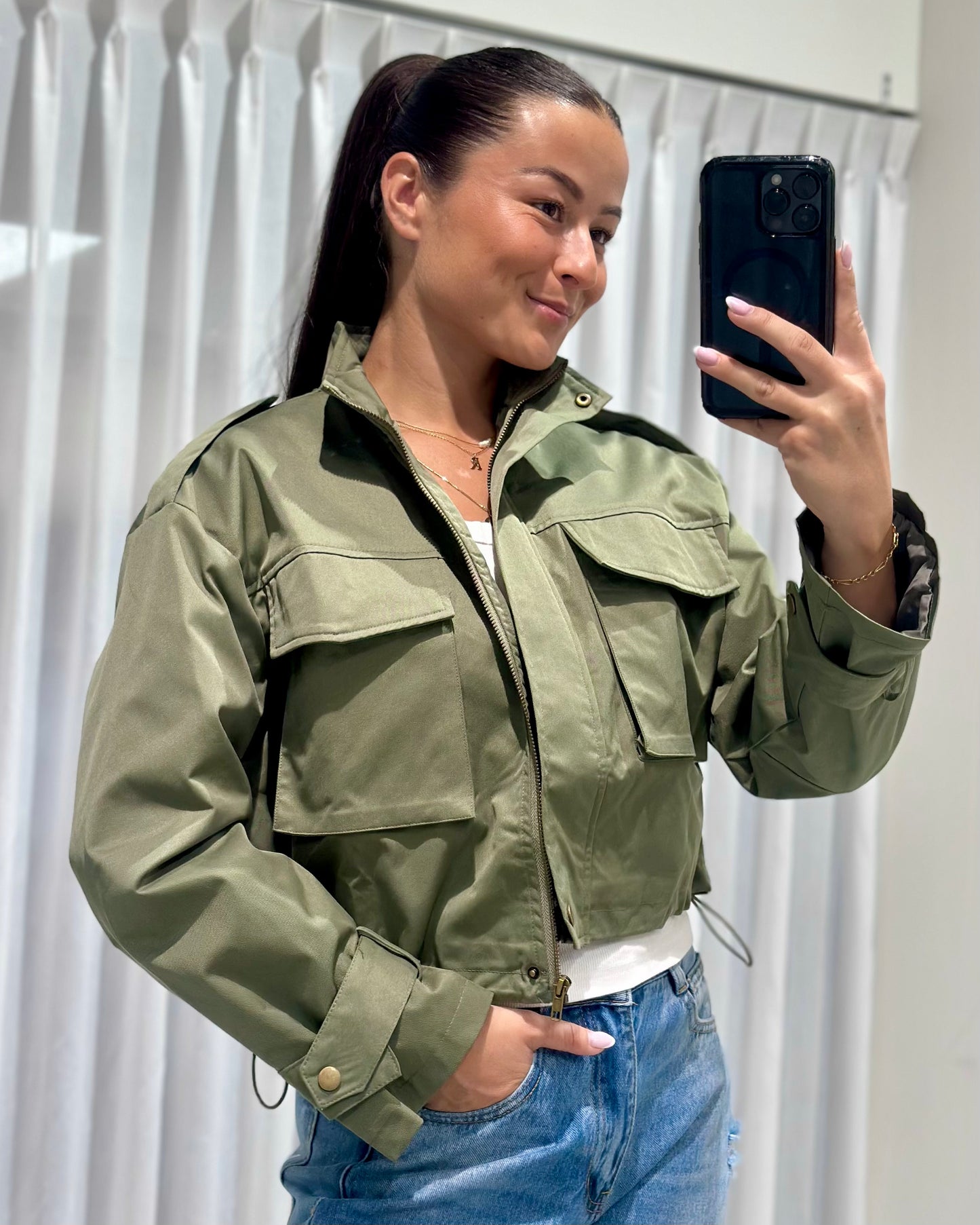 Aria jacket green