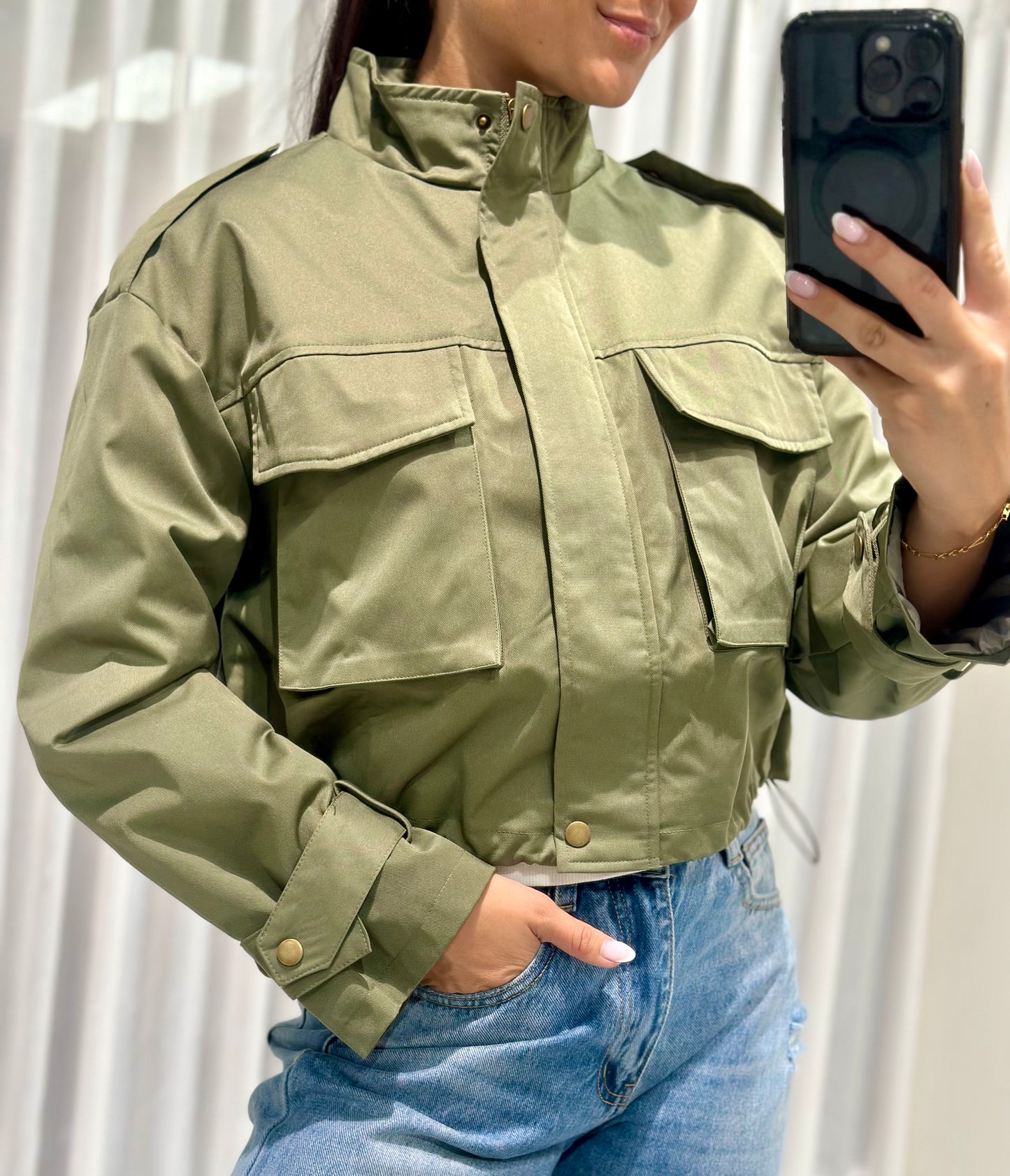 Aria jacket green