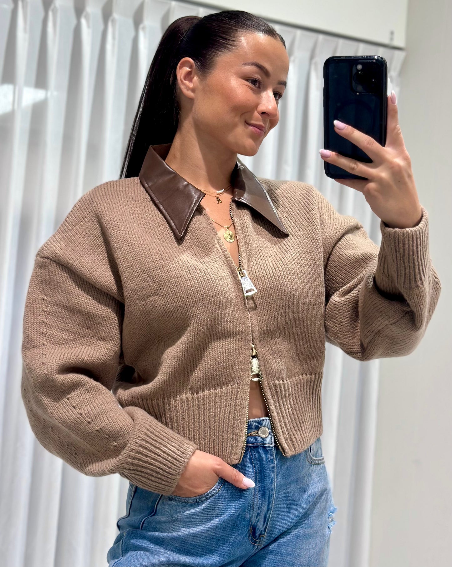 Suze jacket Taupe