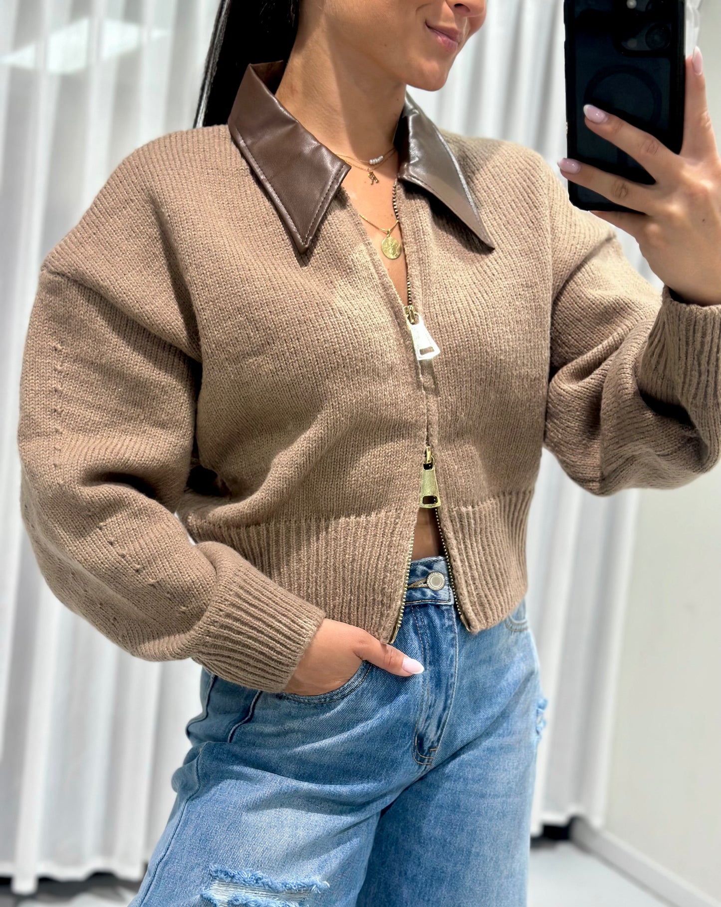 Suze jacket Taupe