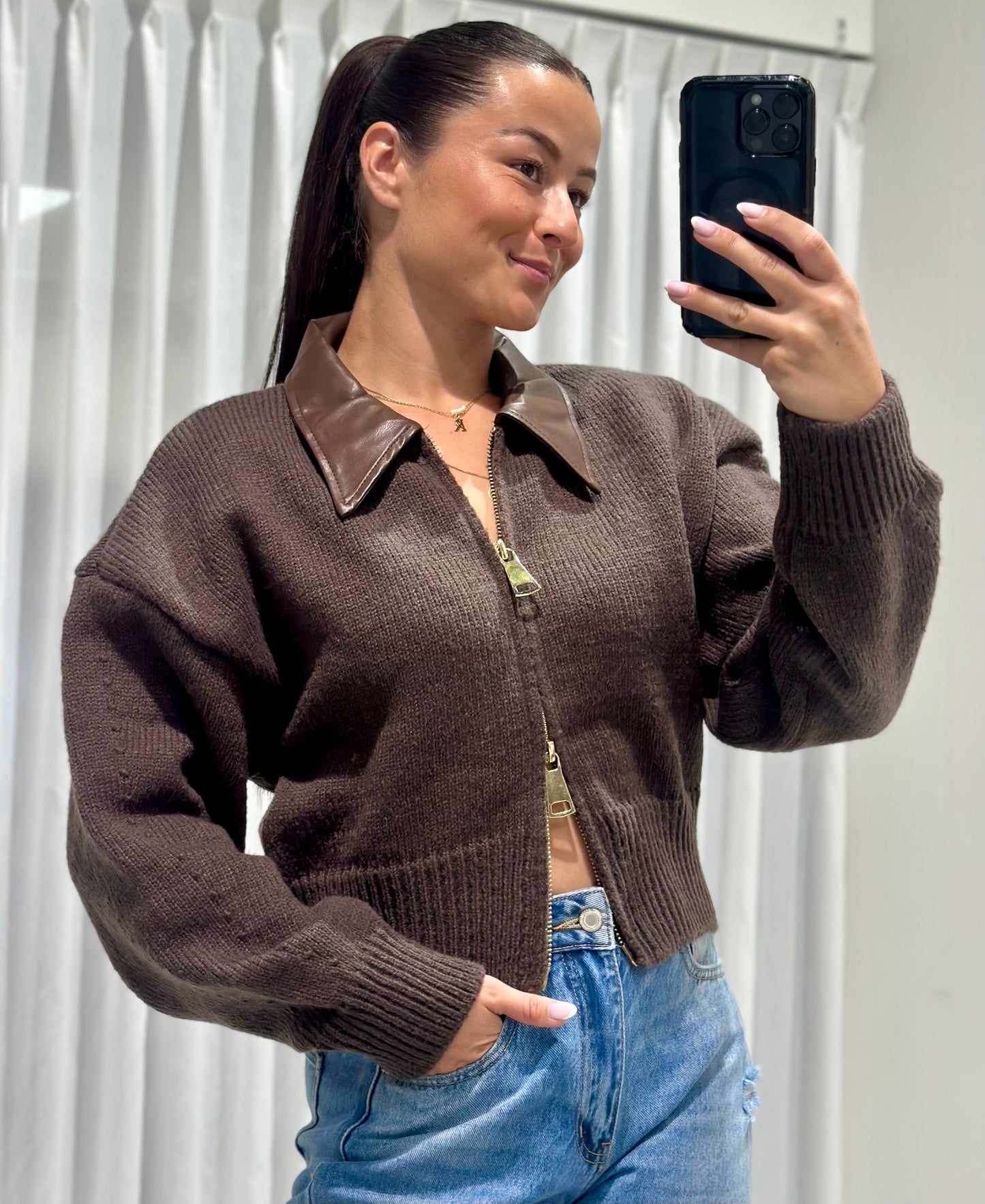 Suze jacket brown