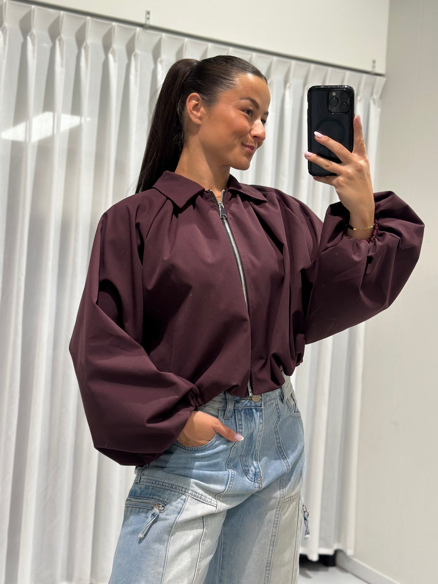 Lucy jacket burgundy