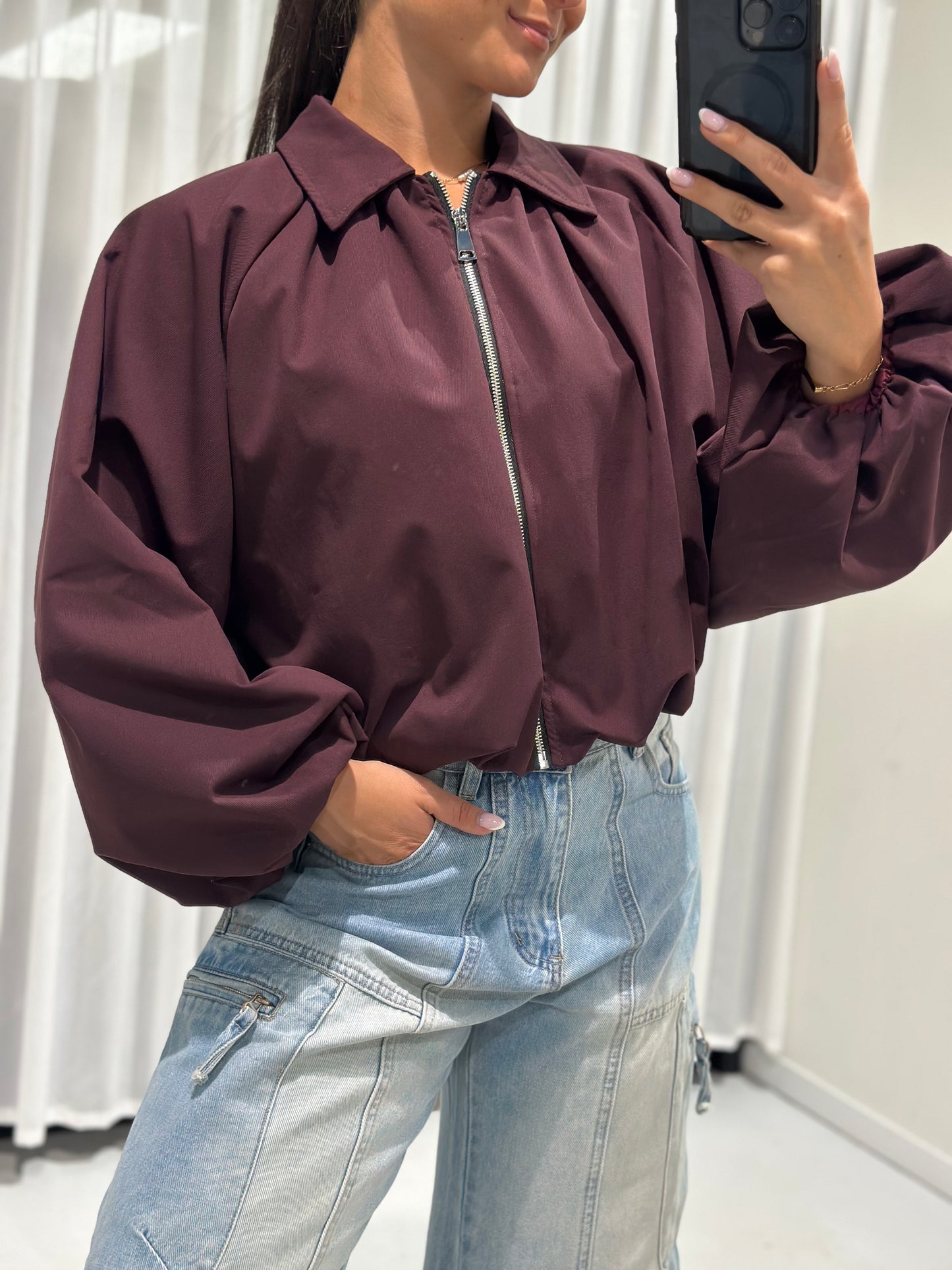Lucy jacket burgundy