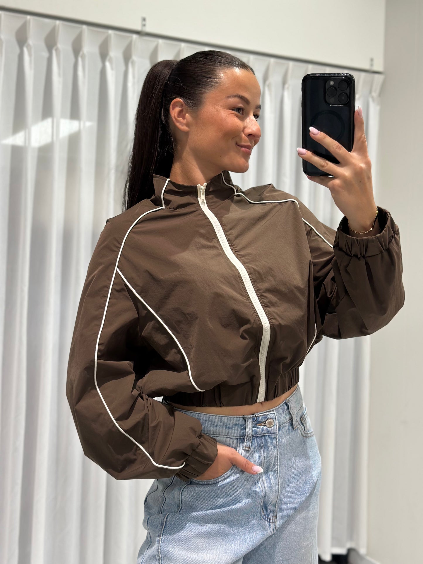 Evelyn jacket brown
