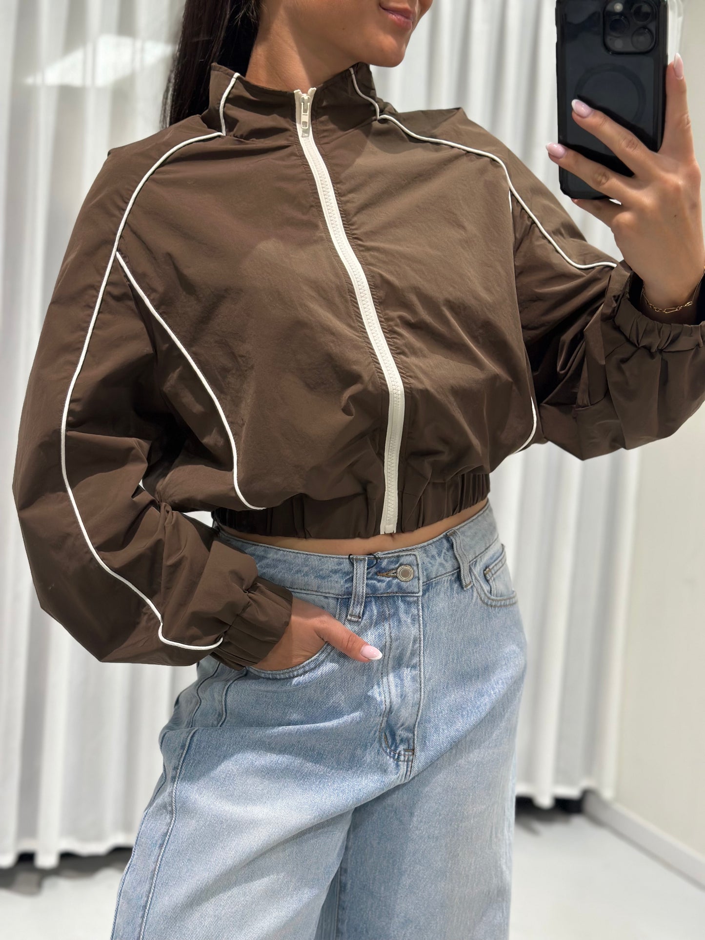 Evelyn jacket brown