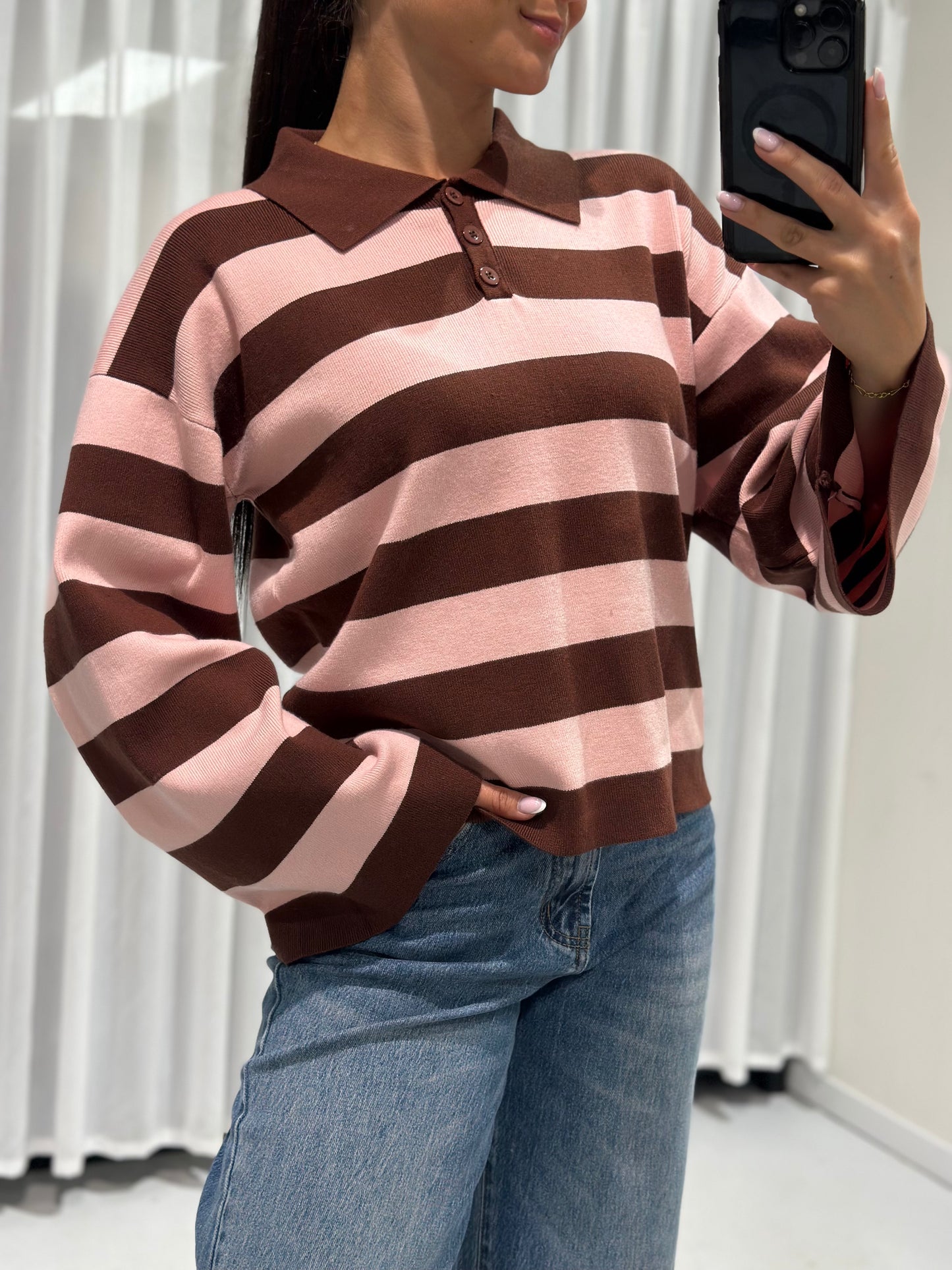 Ivy polo pink
