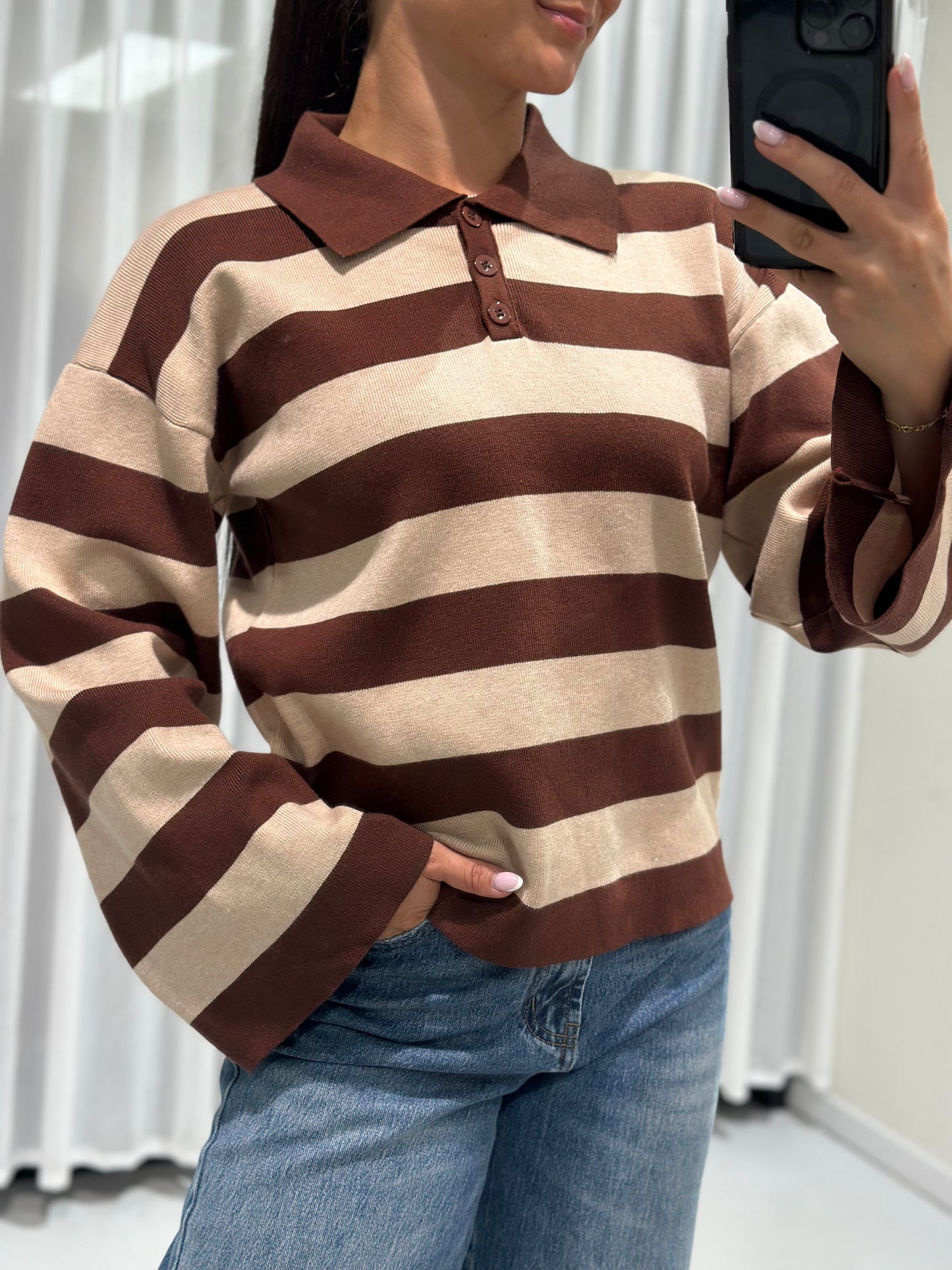 Ivy polo brown