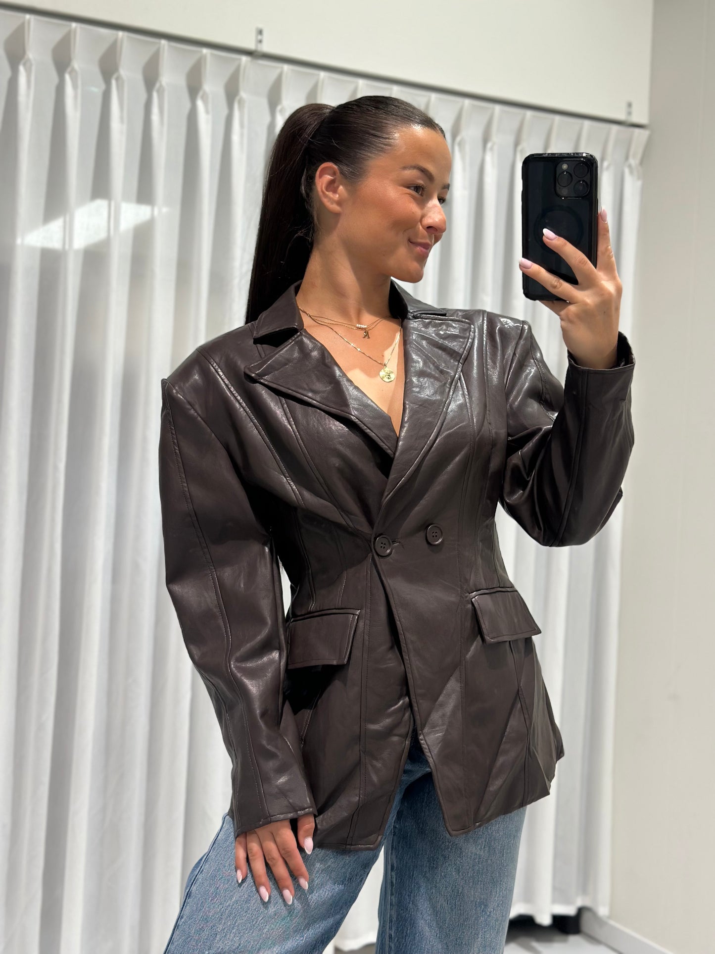 Benthe jacket brown