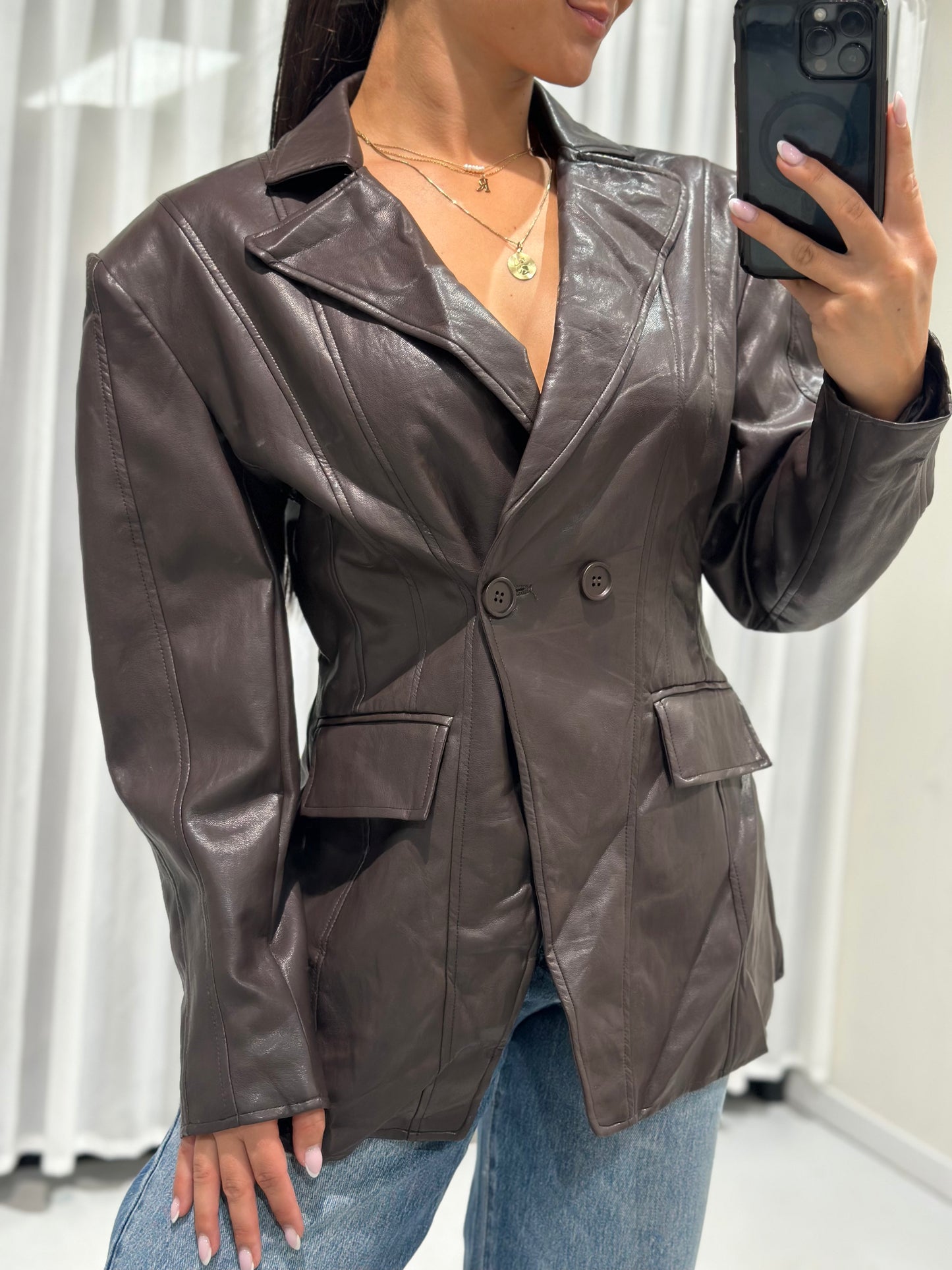 Benthe jacket brown