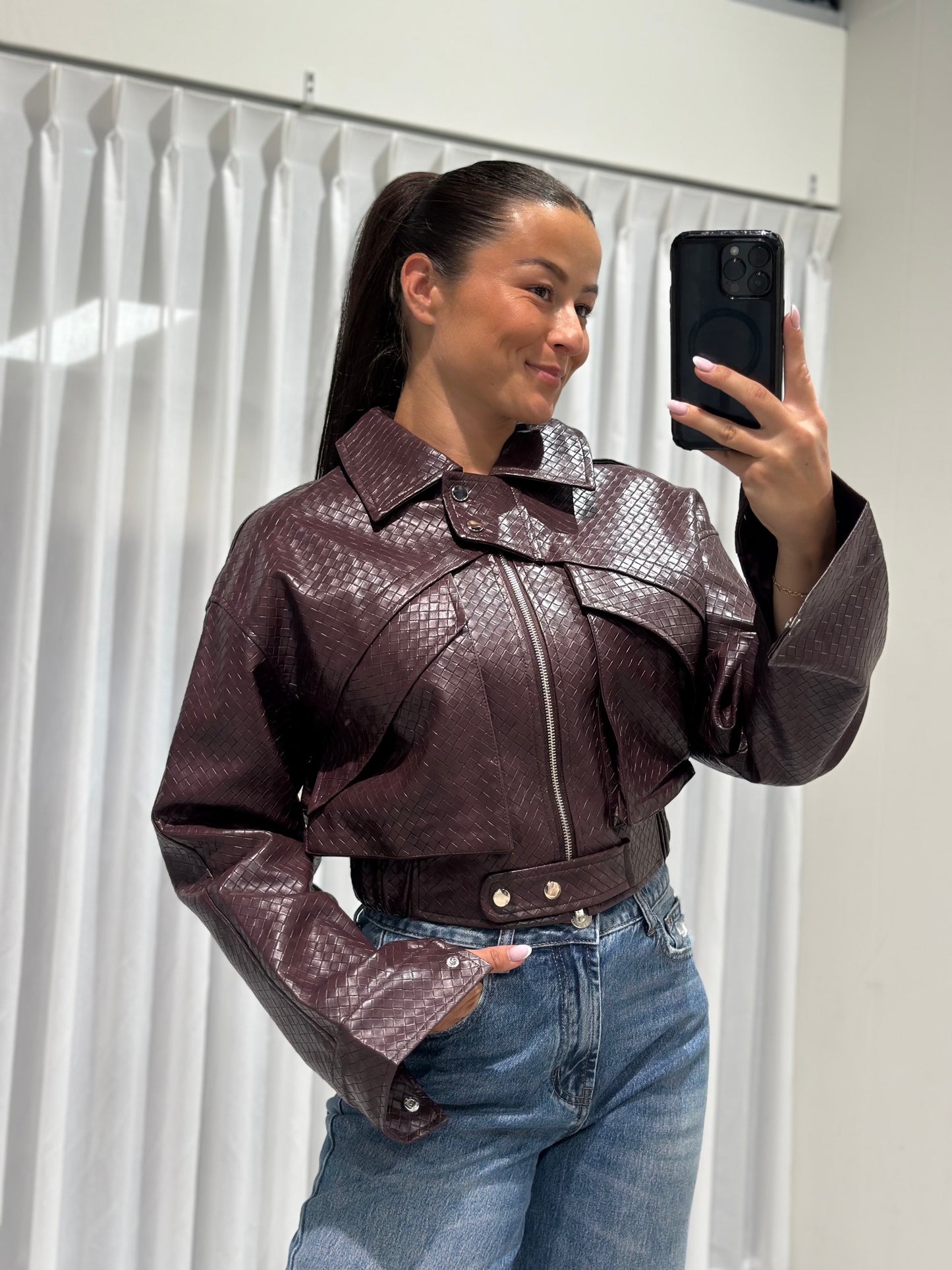 Jessy jacket burgundy