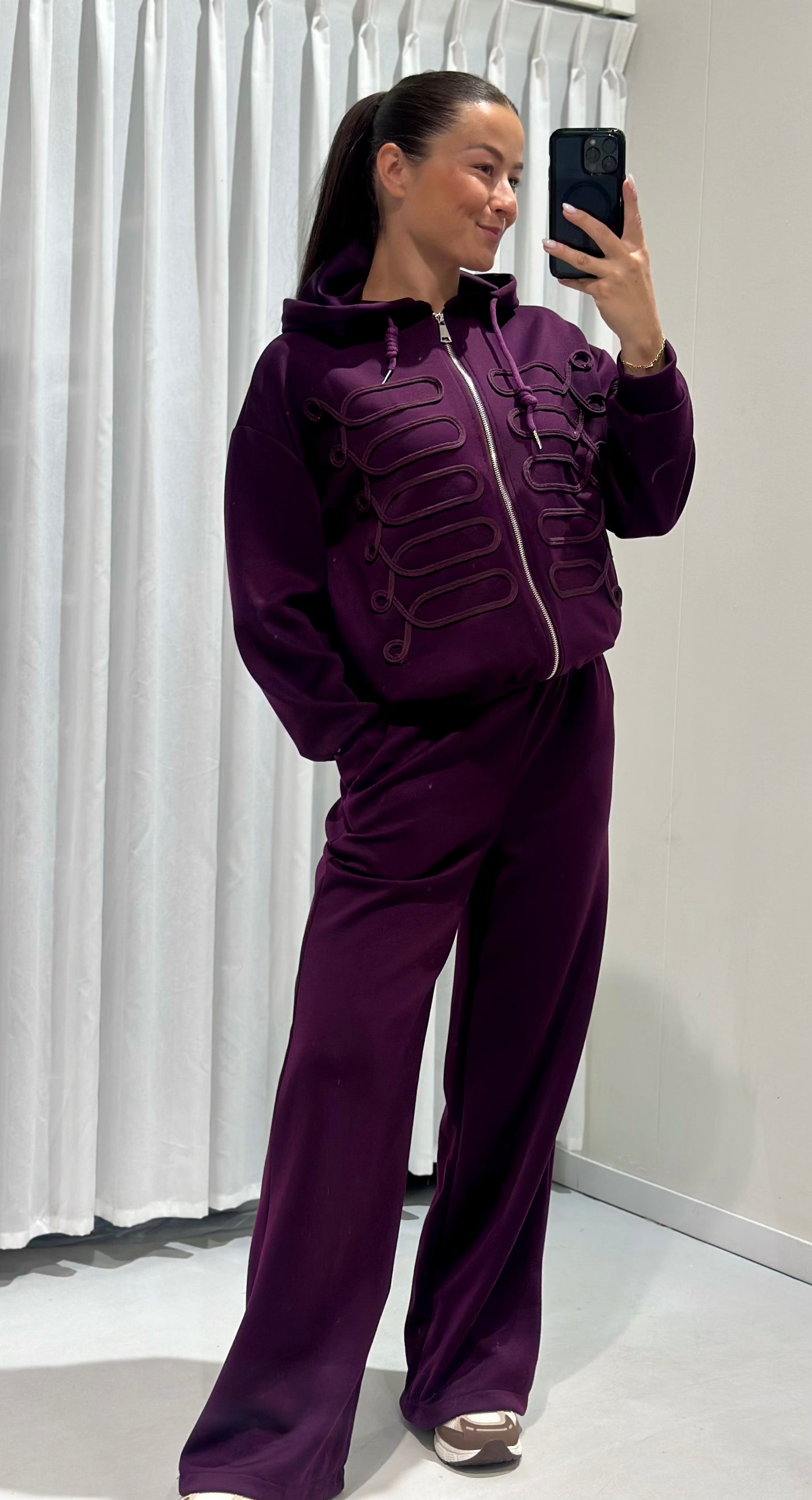 Jayde 2 piece set burgundy