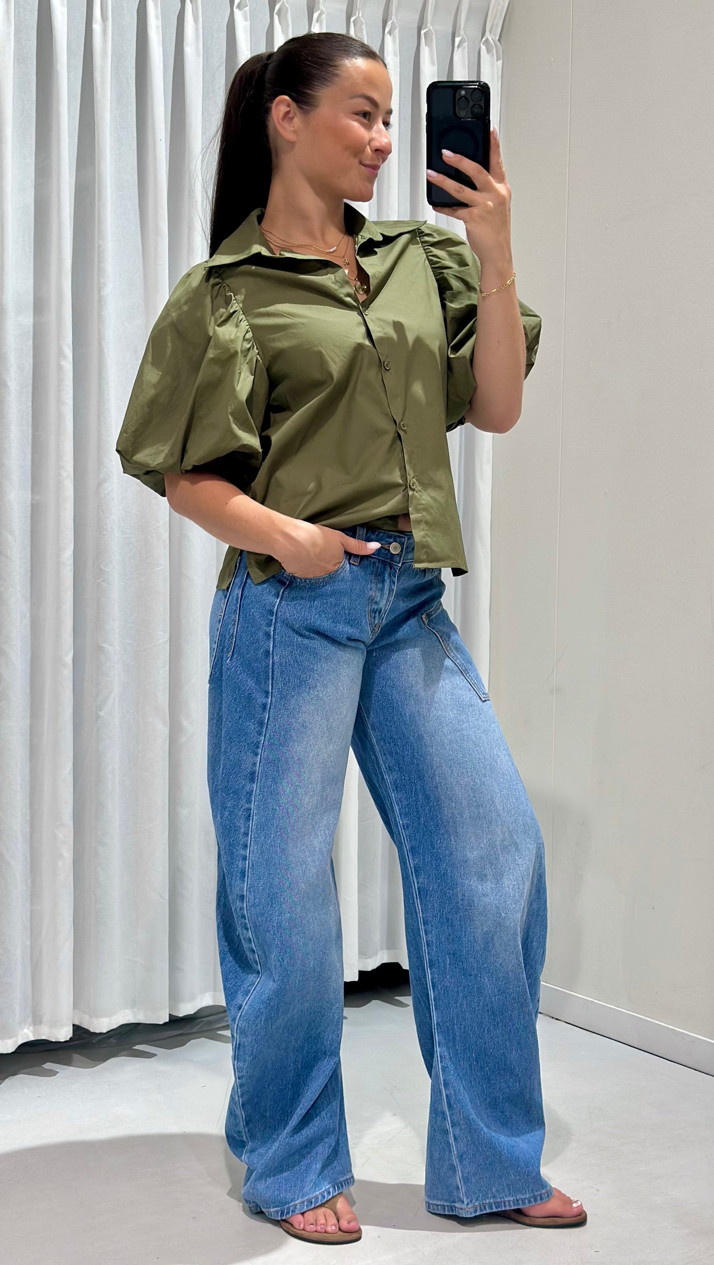 Nina blouse green