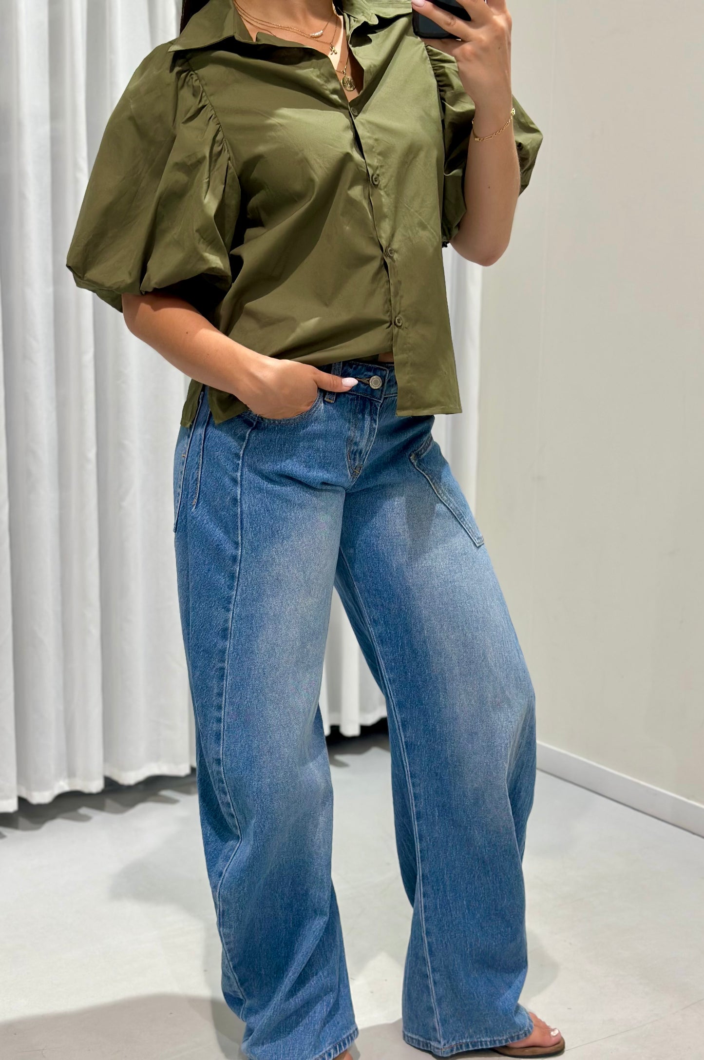 Nina blouse green