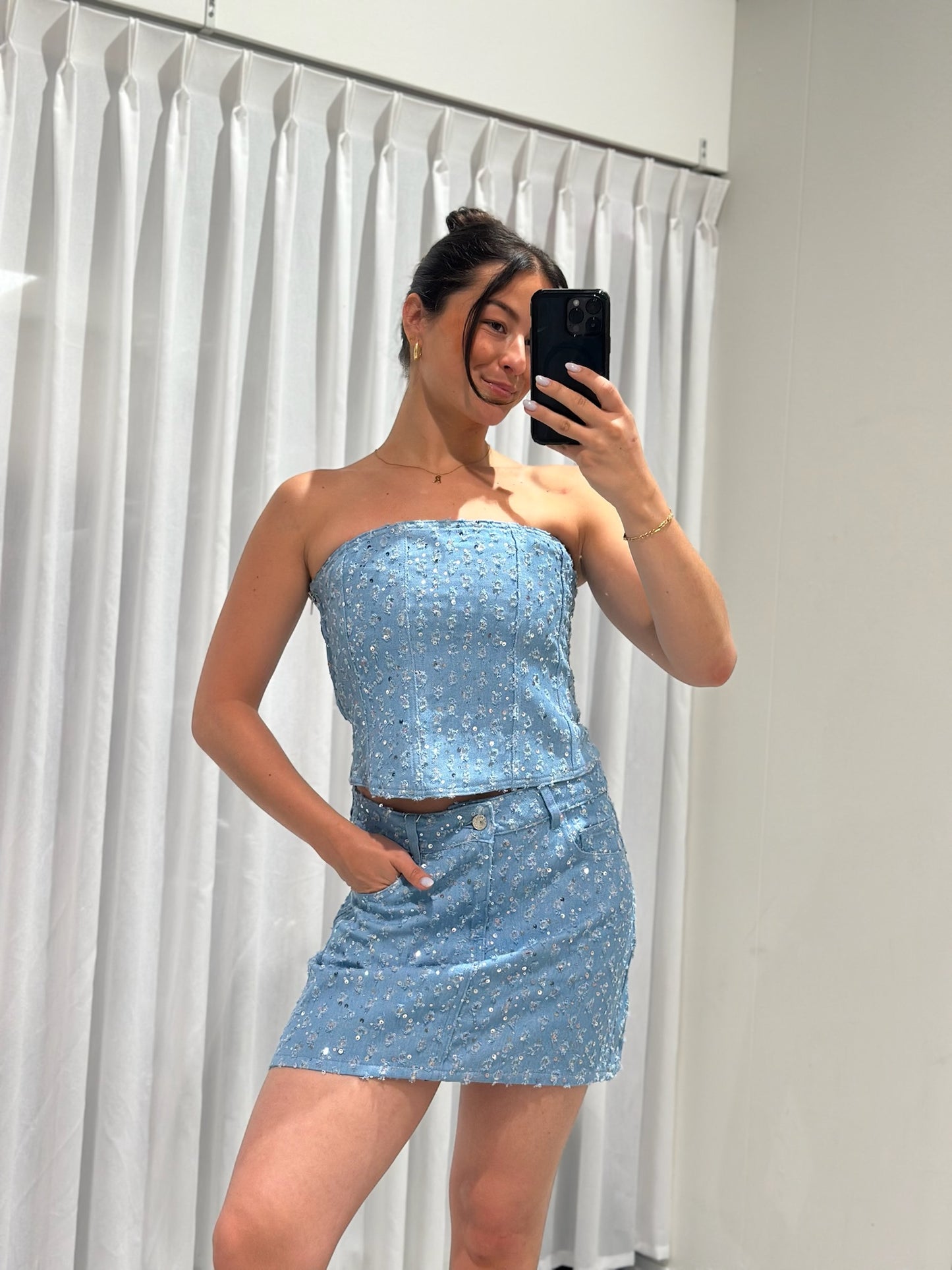 Leonie denim set