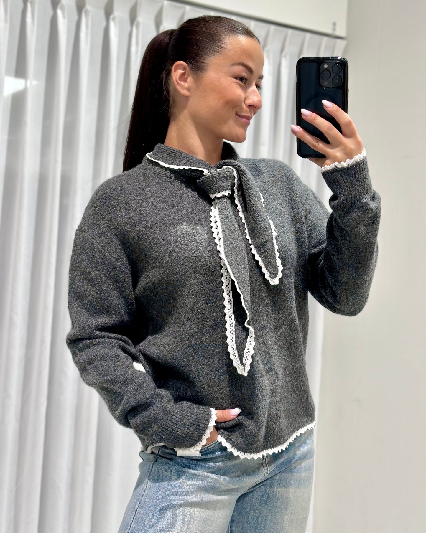 Bibi sweater grey