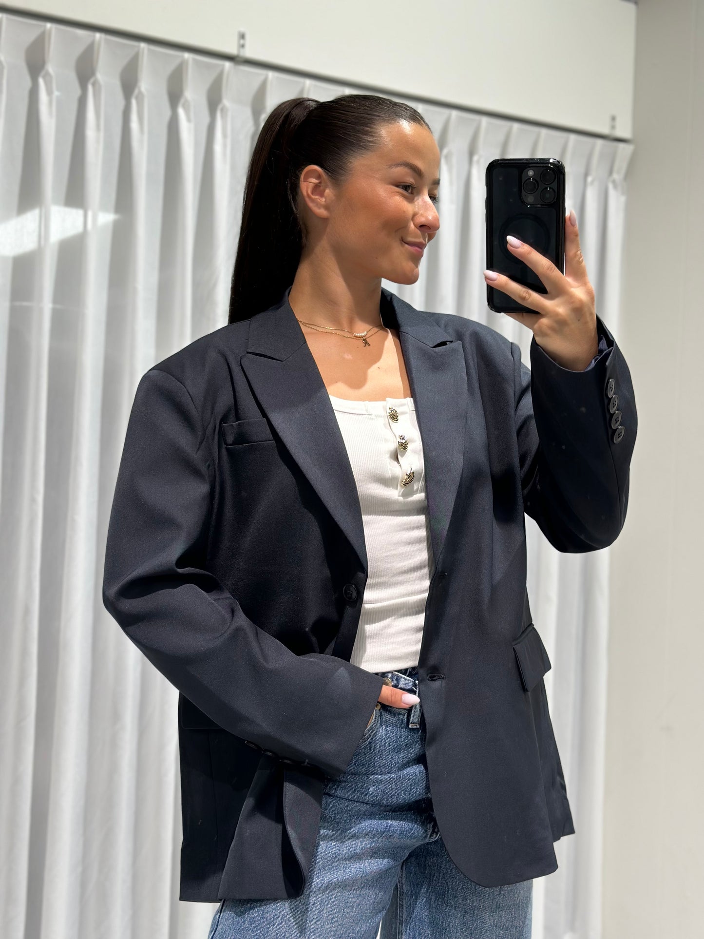 Noah blazer navy