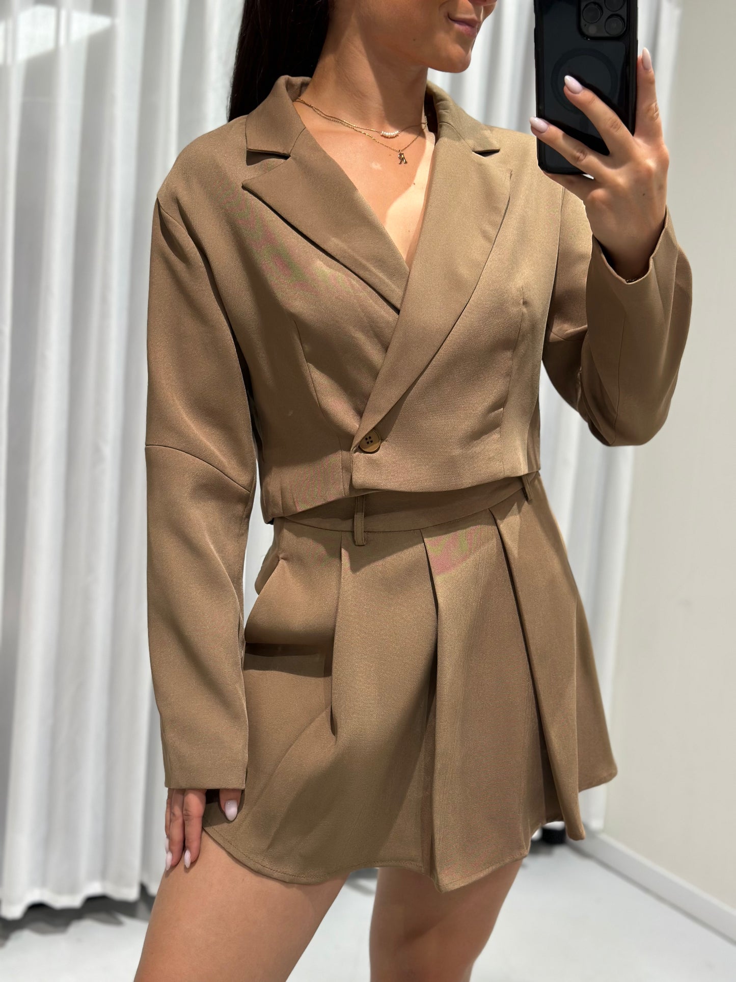 Lynn 2 piece set taupe