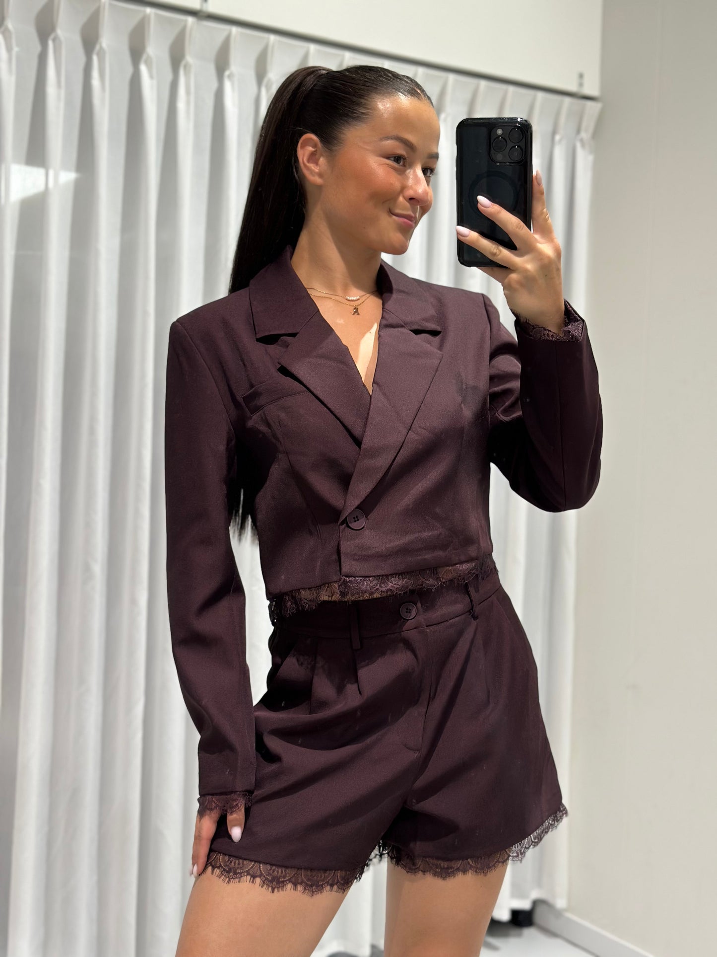 Mees 2 piece set burgundy