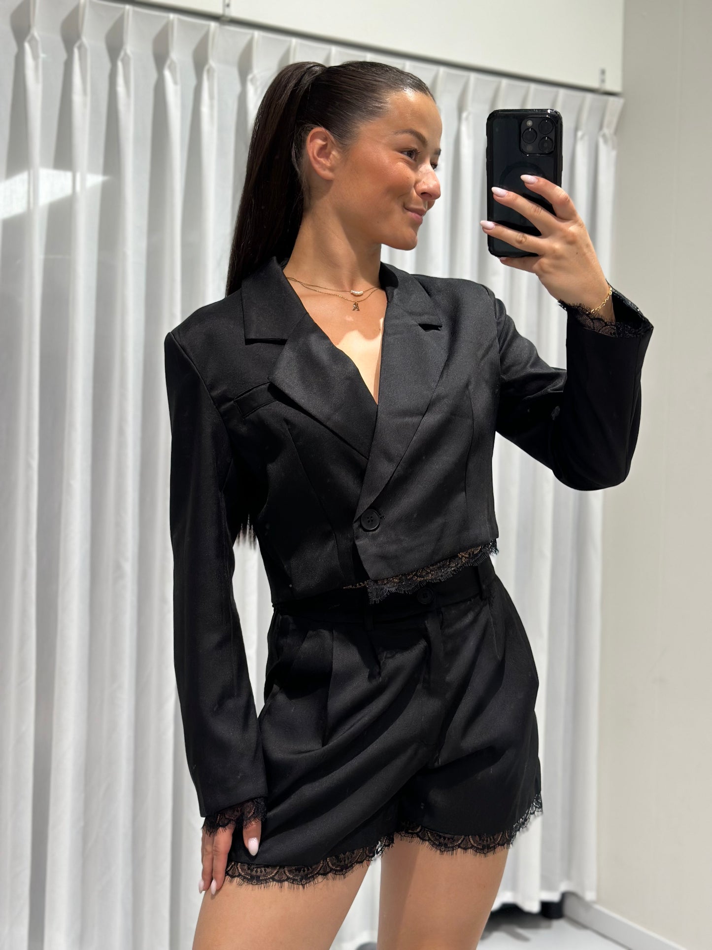 Mees 2 piece set black