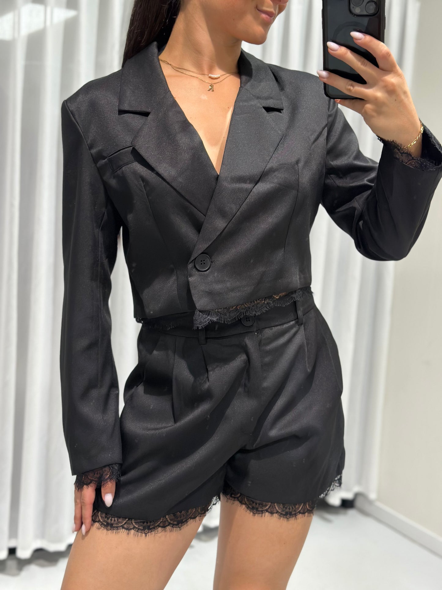 Mees 2 piece set black