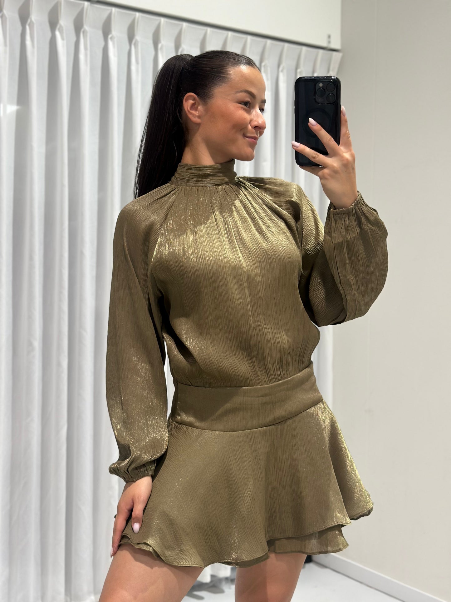 Puck dress green