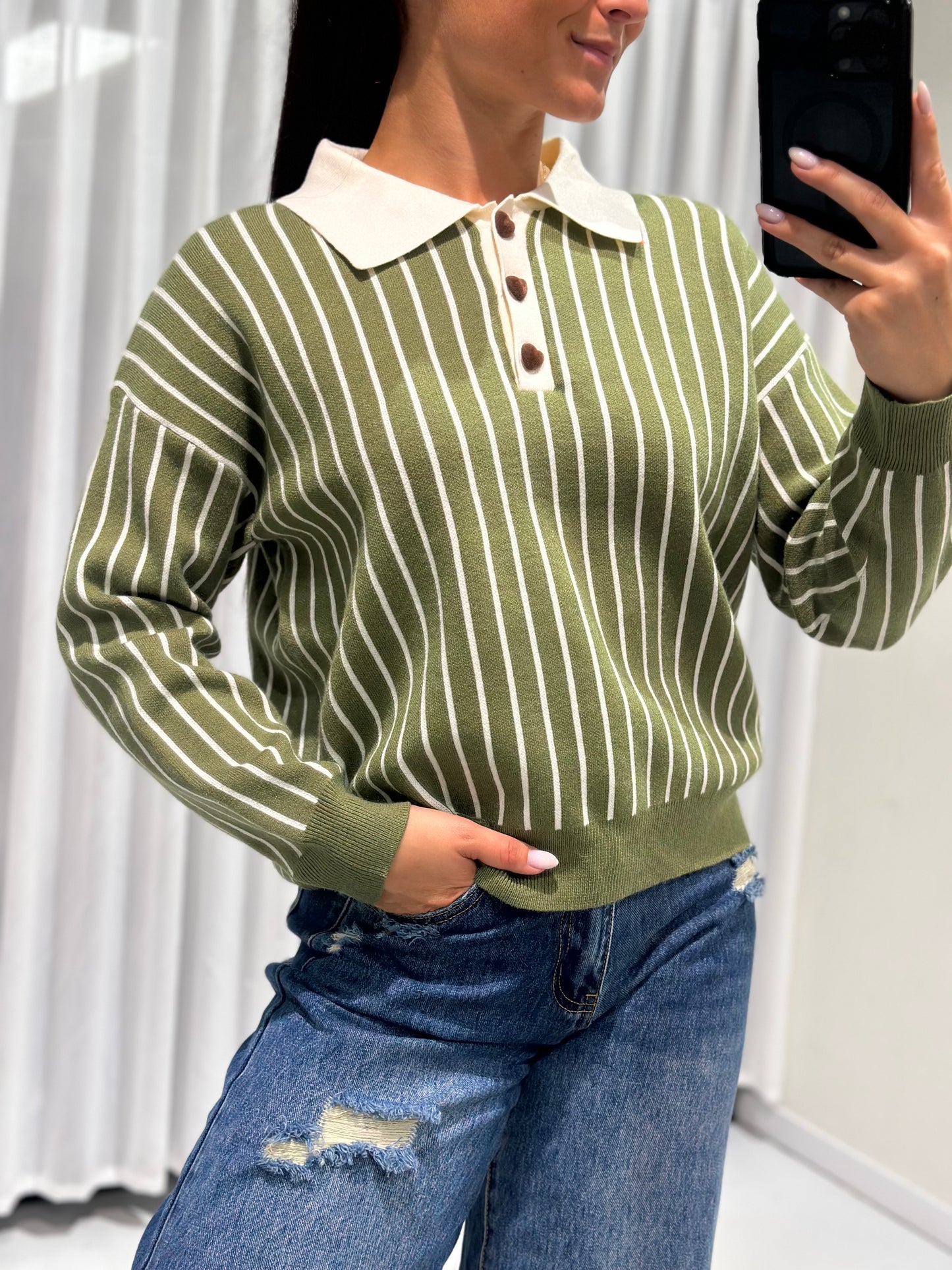 Lois sweater green
