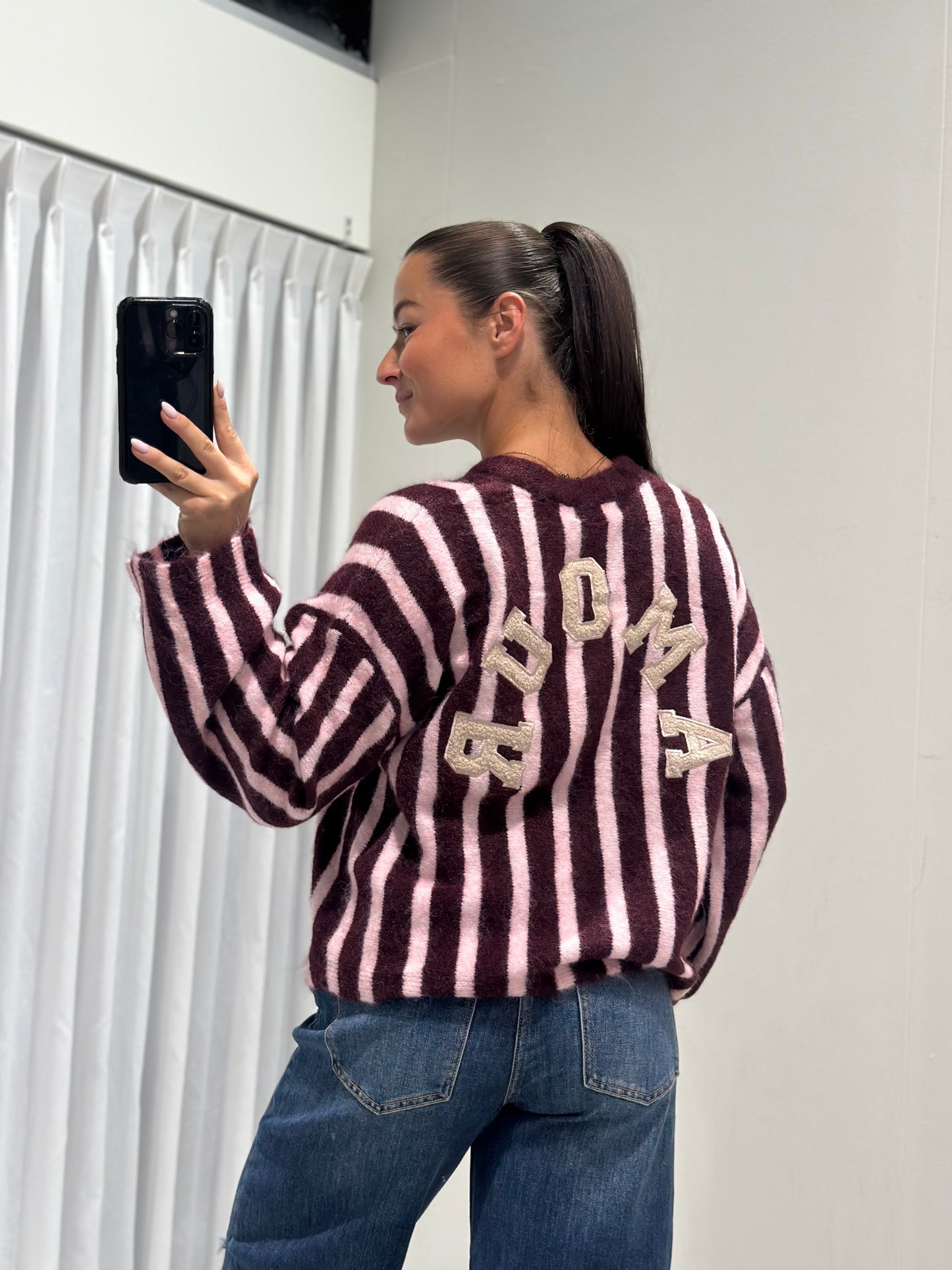 Amour sweater burgundy