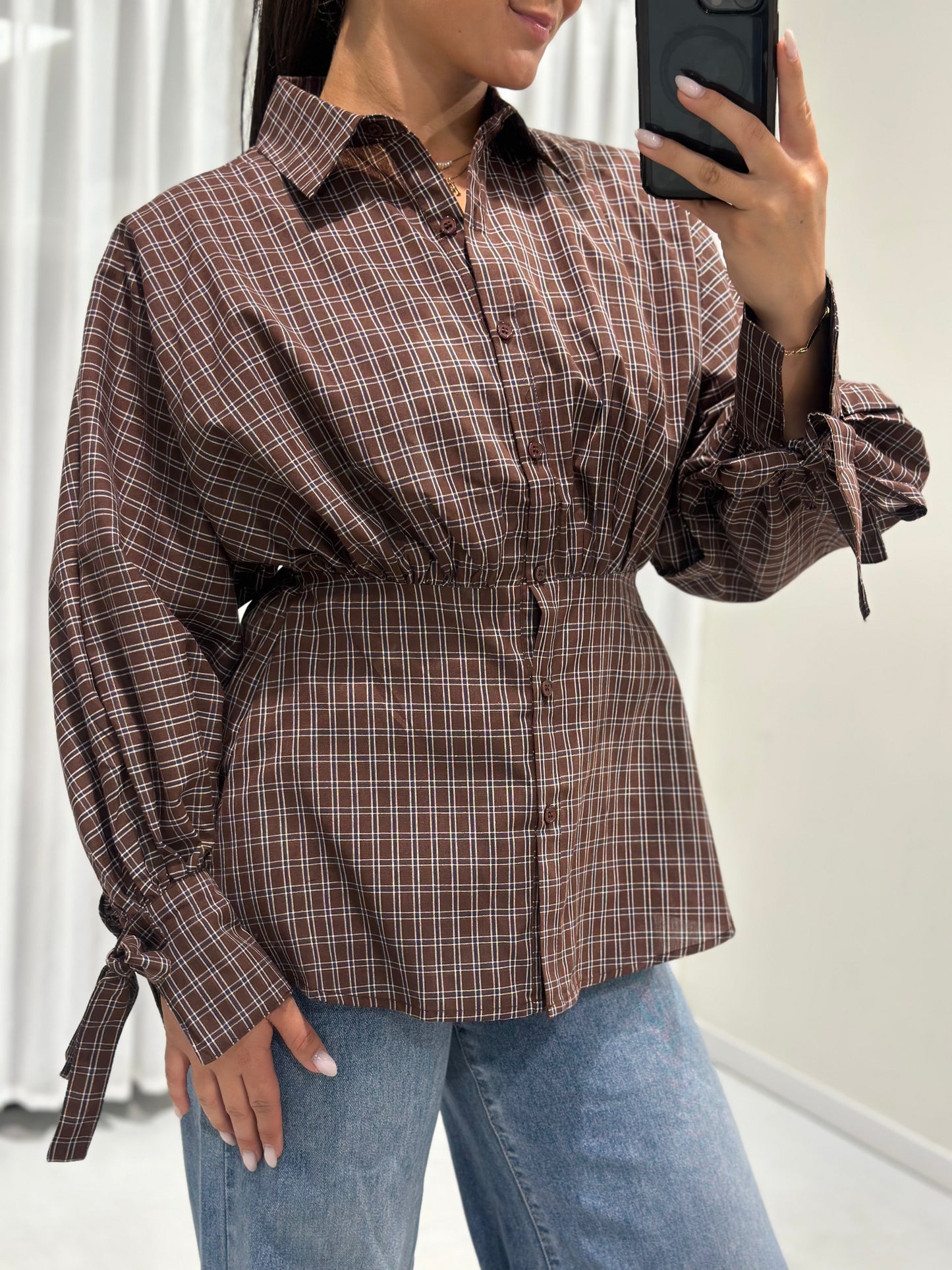 Liora blouse brown