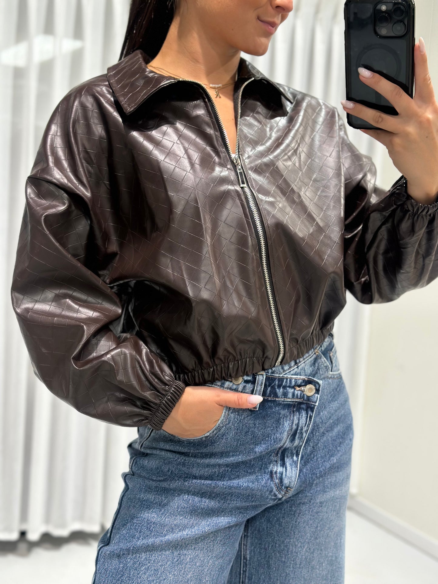 Polly jacket brown