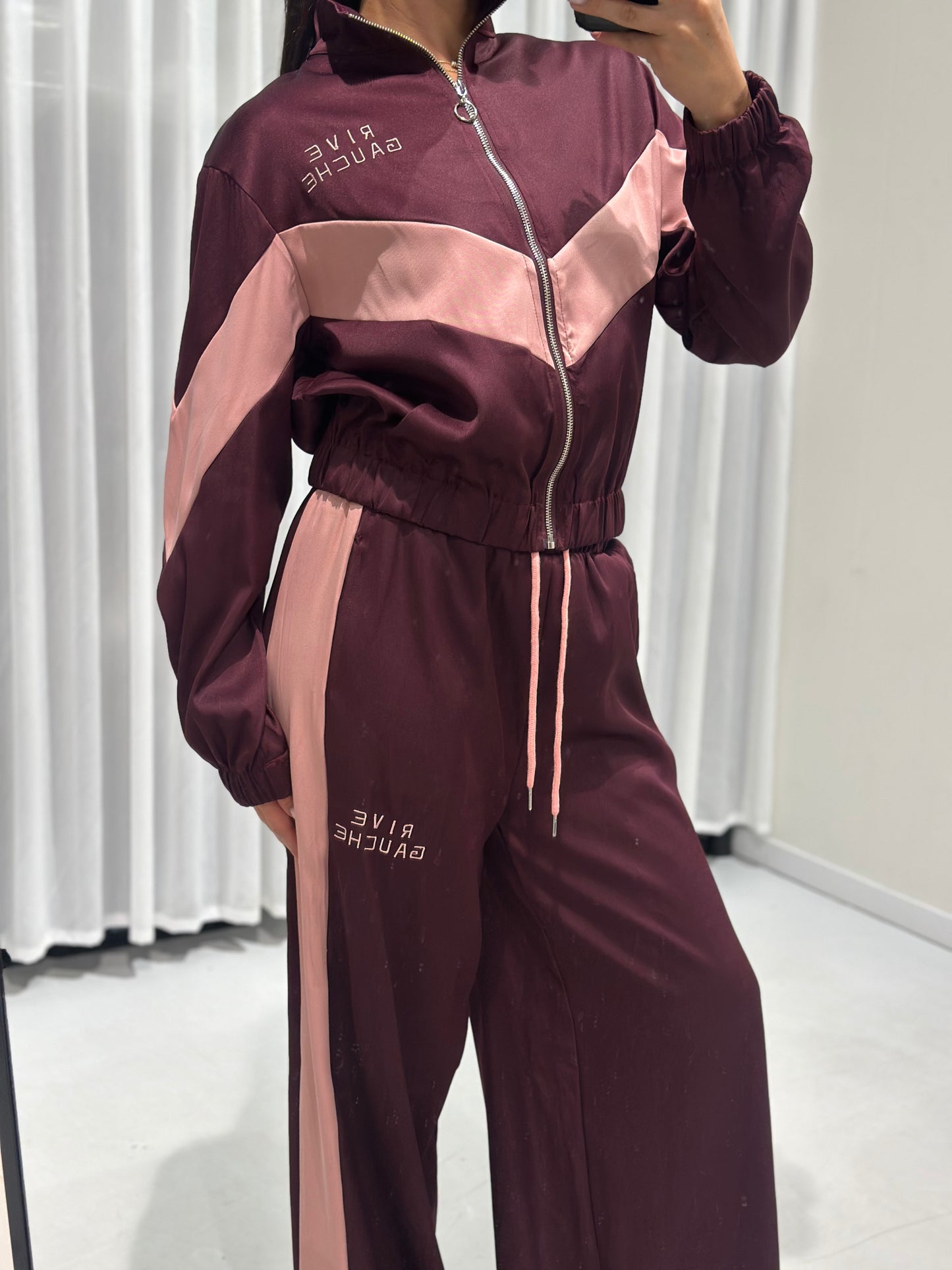 Viola 2 piece set burgundy