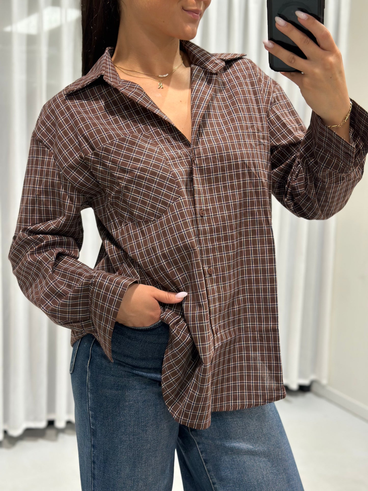 Jolie blouse brown