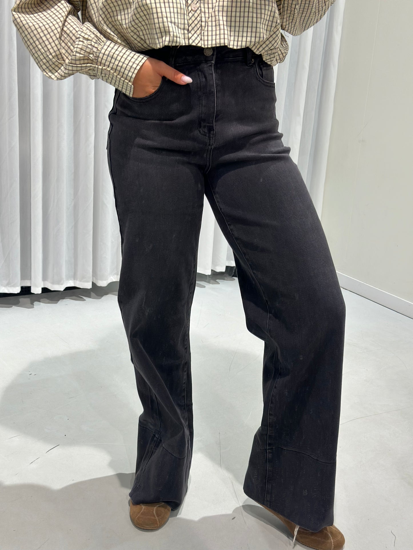 Rebel jeans black