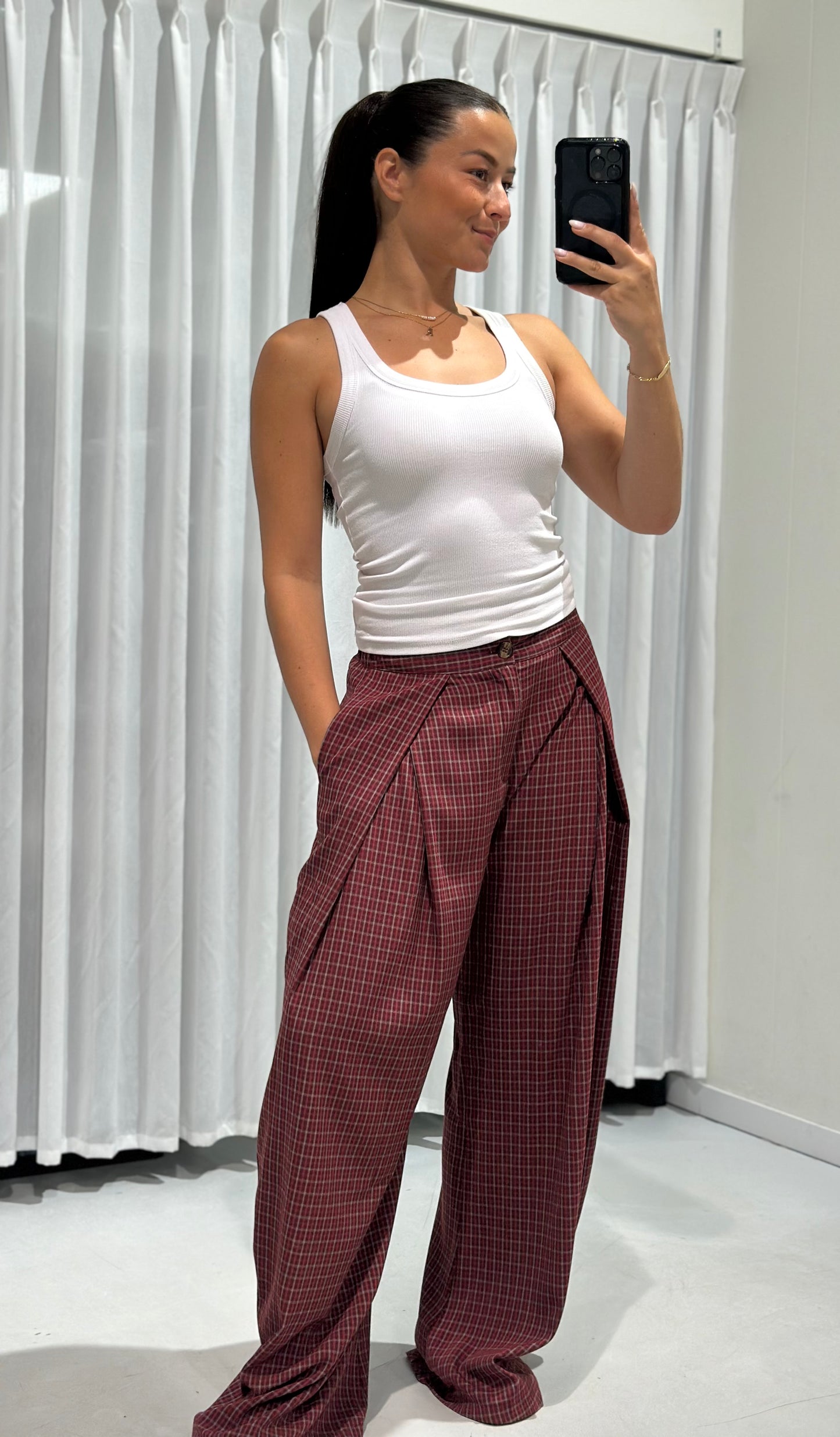 Gio pants burgundy