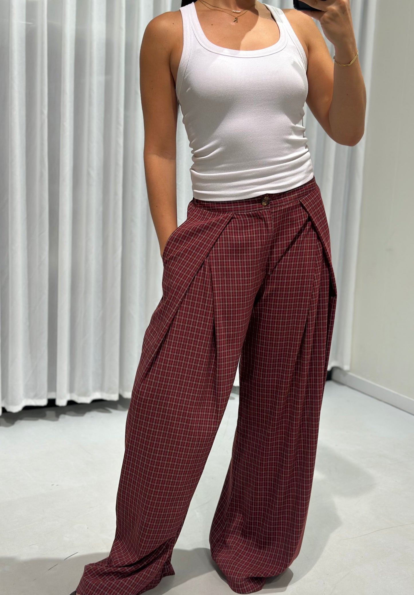 Gio pants burgundy