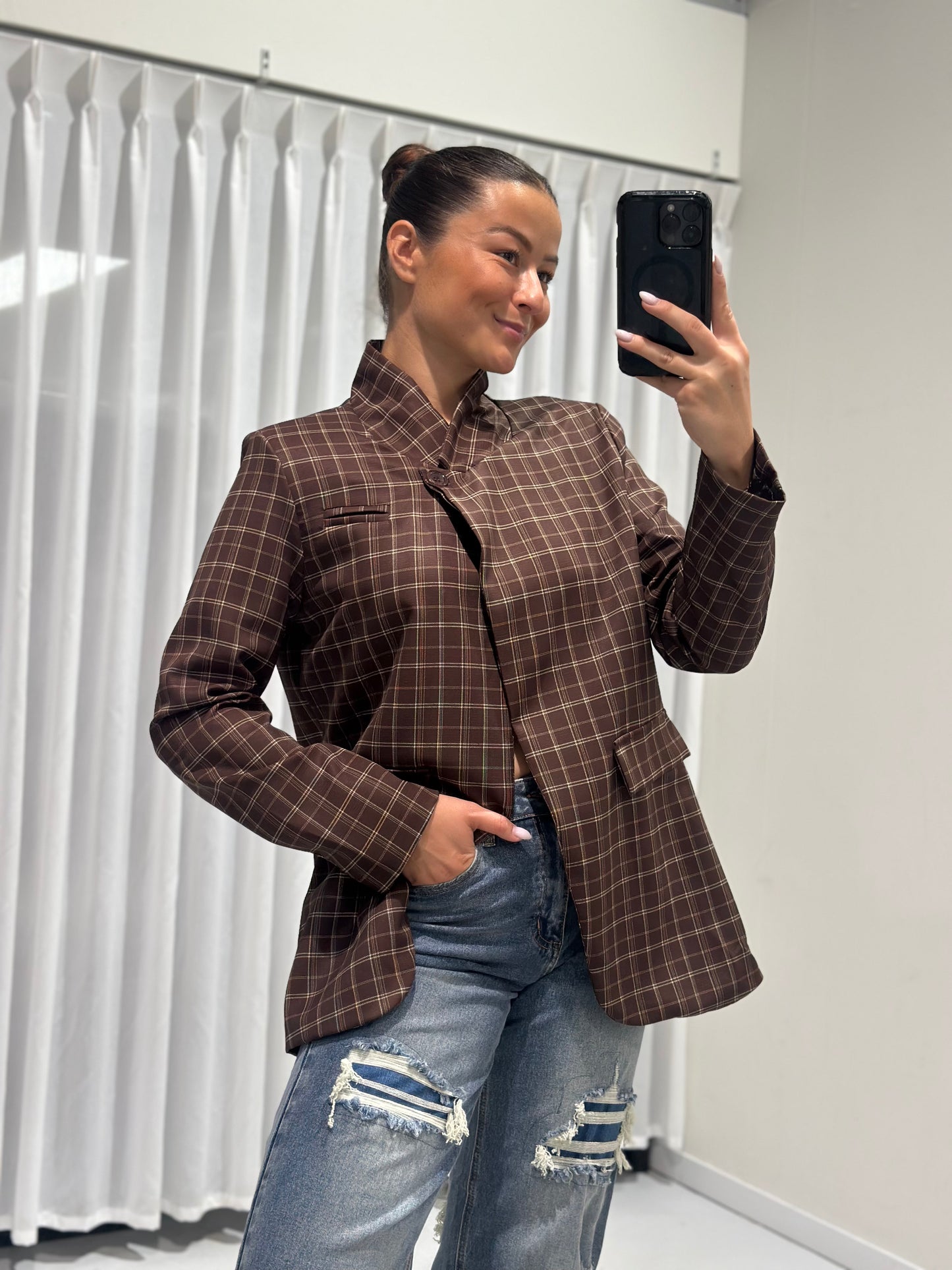 Elodie blazer brown