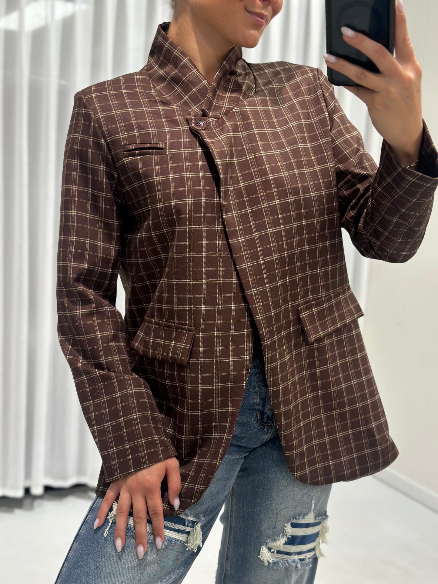 Elodie blazer brown