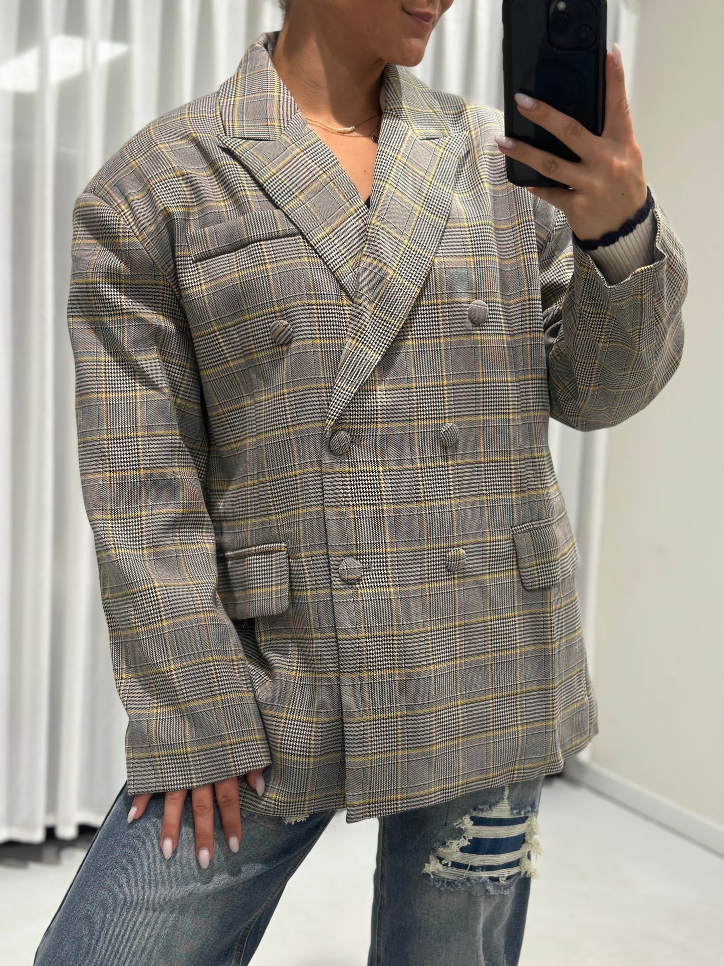 Ciska blazer grey