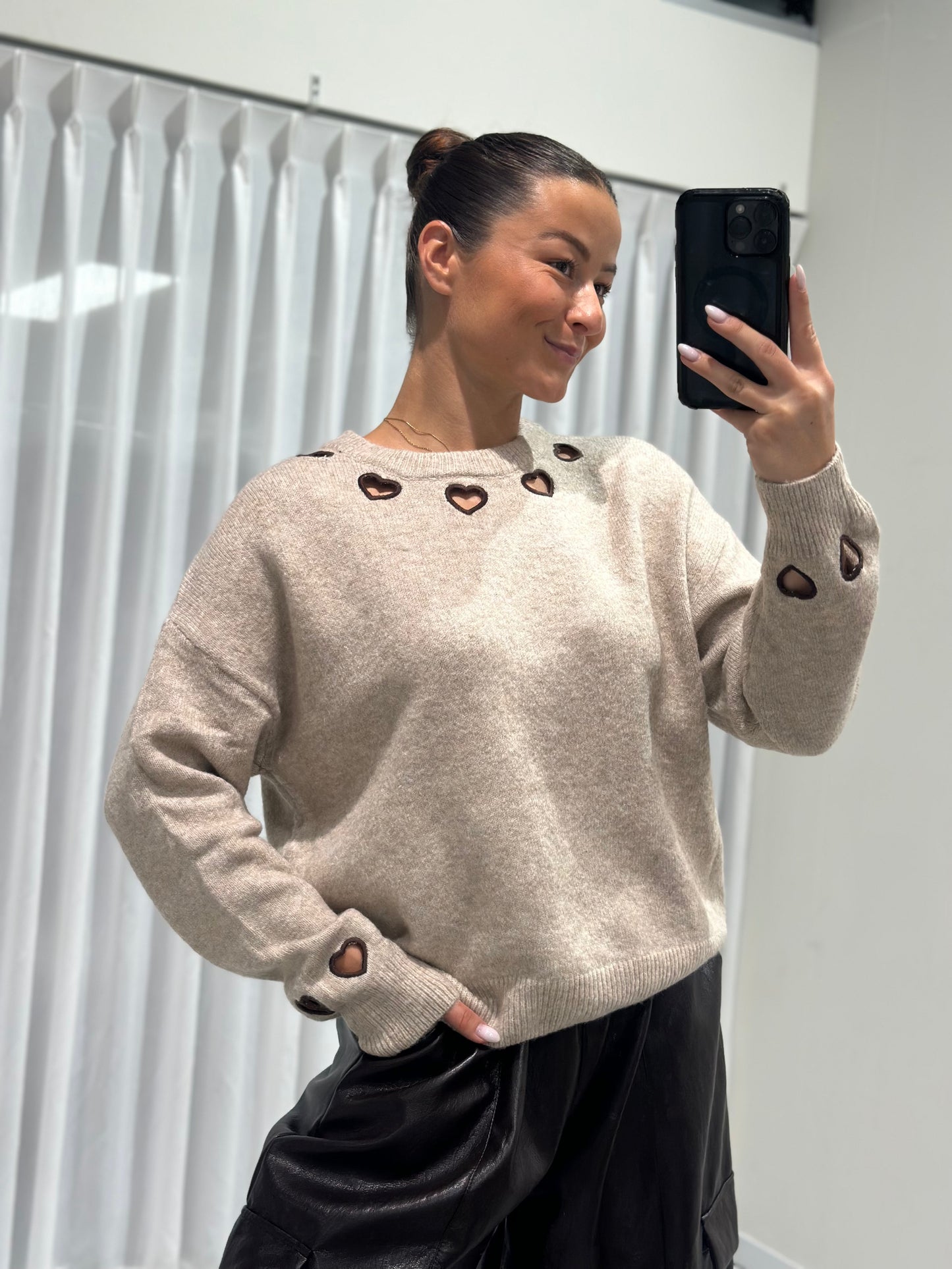 Hester trui beige