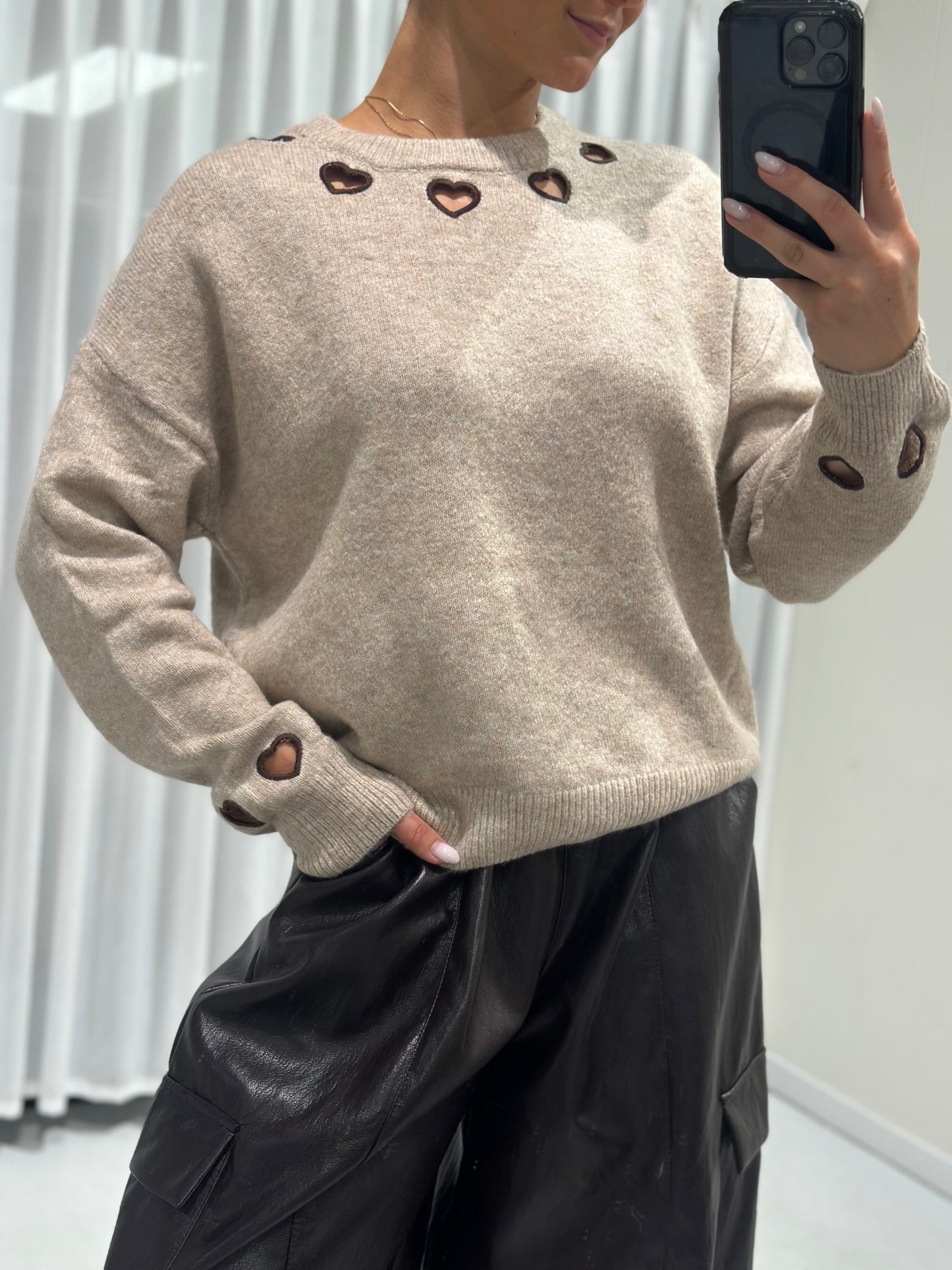 Hester trui beige