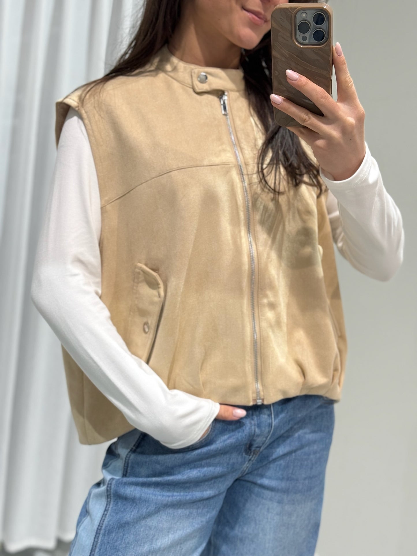 Zayn gilet beige